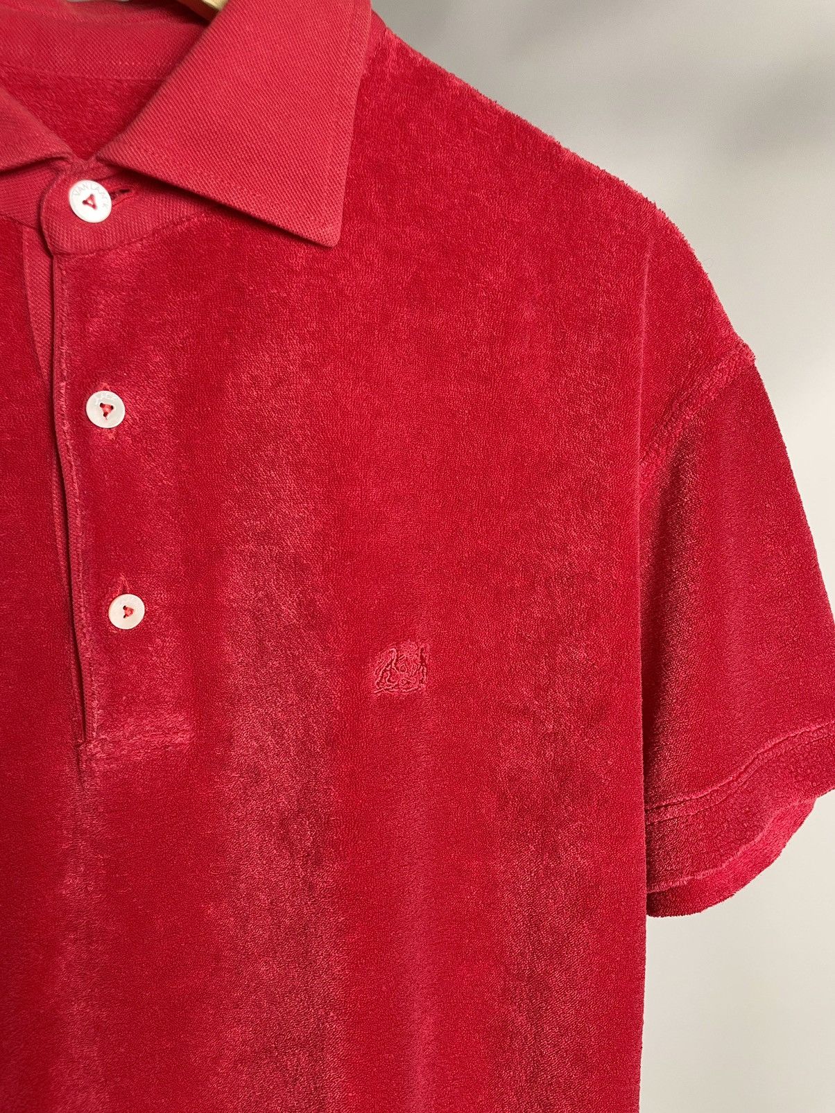 Lacoste × Vintage 🌹RARE🌹 Van Laack Red terry golf luxury Polo T-Shirt tee Size US M / EU 48-50 / 2 - 4 Thumbnail