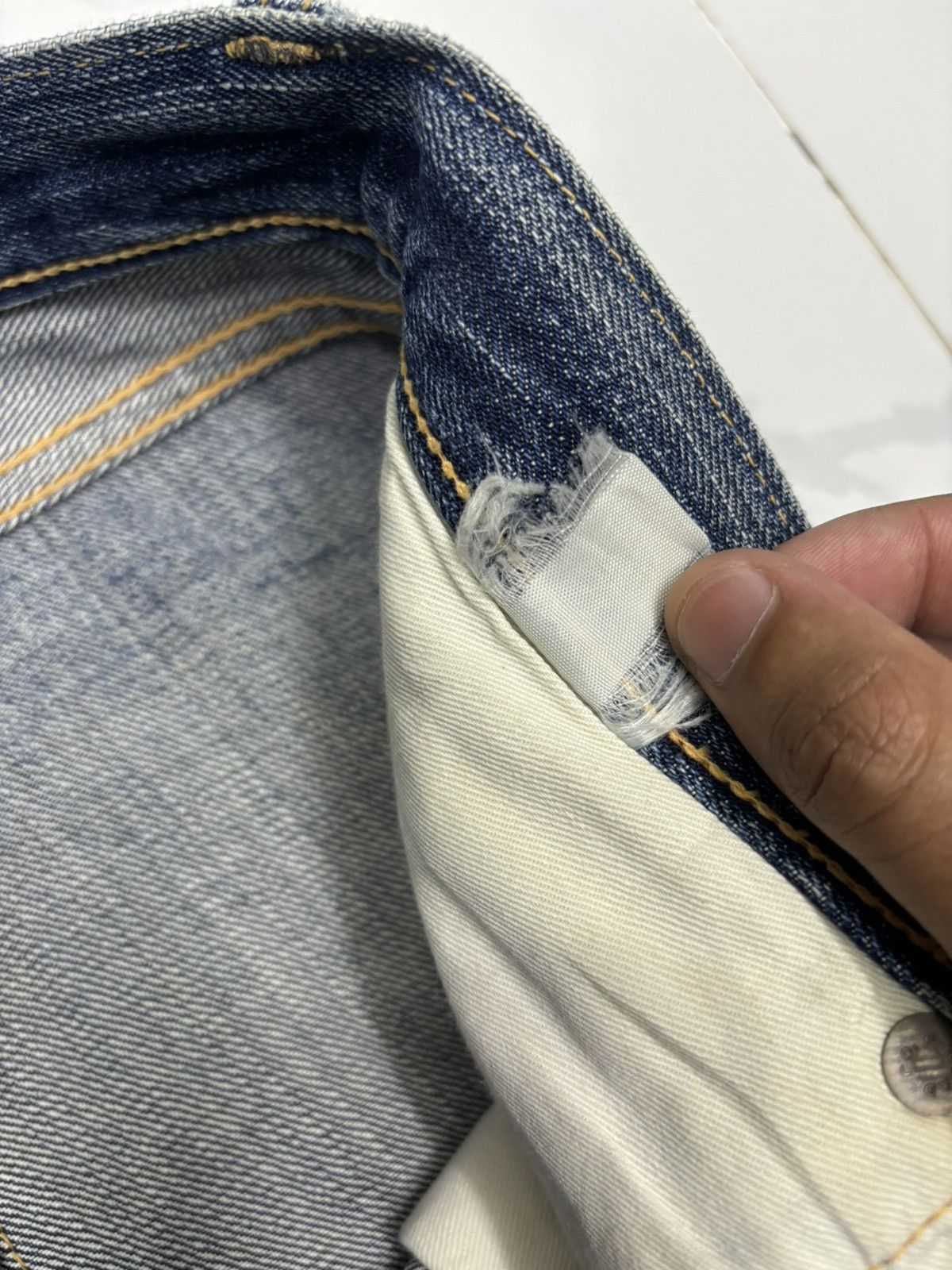 The Flat Head 🔥VTG THE FLAT HEAD SELVEDGE DENIM JEANS Size US 30 / EU 46 - 12 Thumbnail
