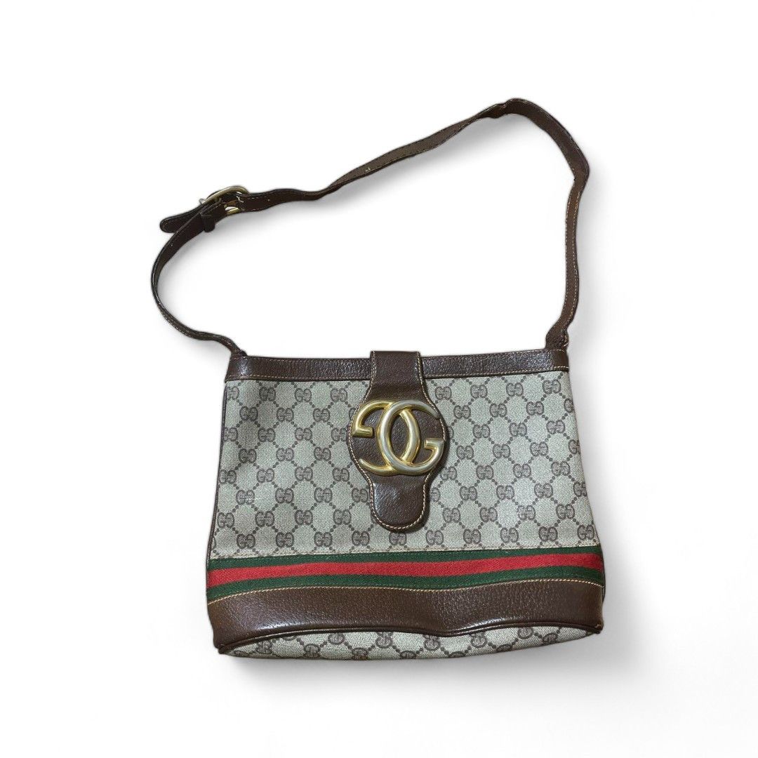 Gucci Gucci - Sherry Line Shoulder Bag Interlocking G Brown Size ONE SIZE - 1 Thumbnail