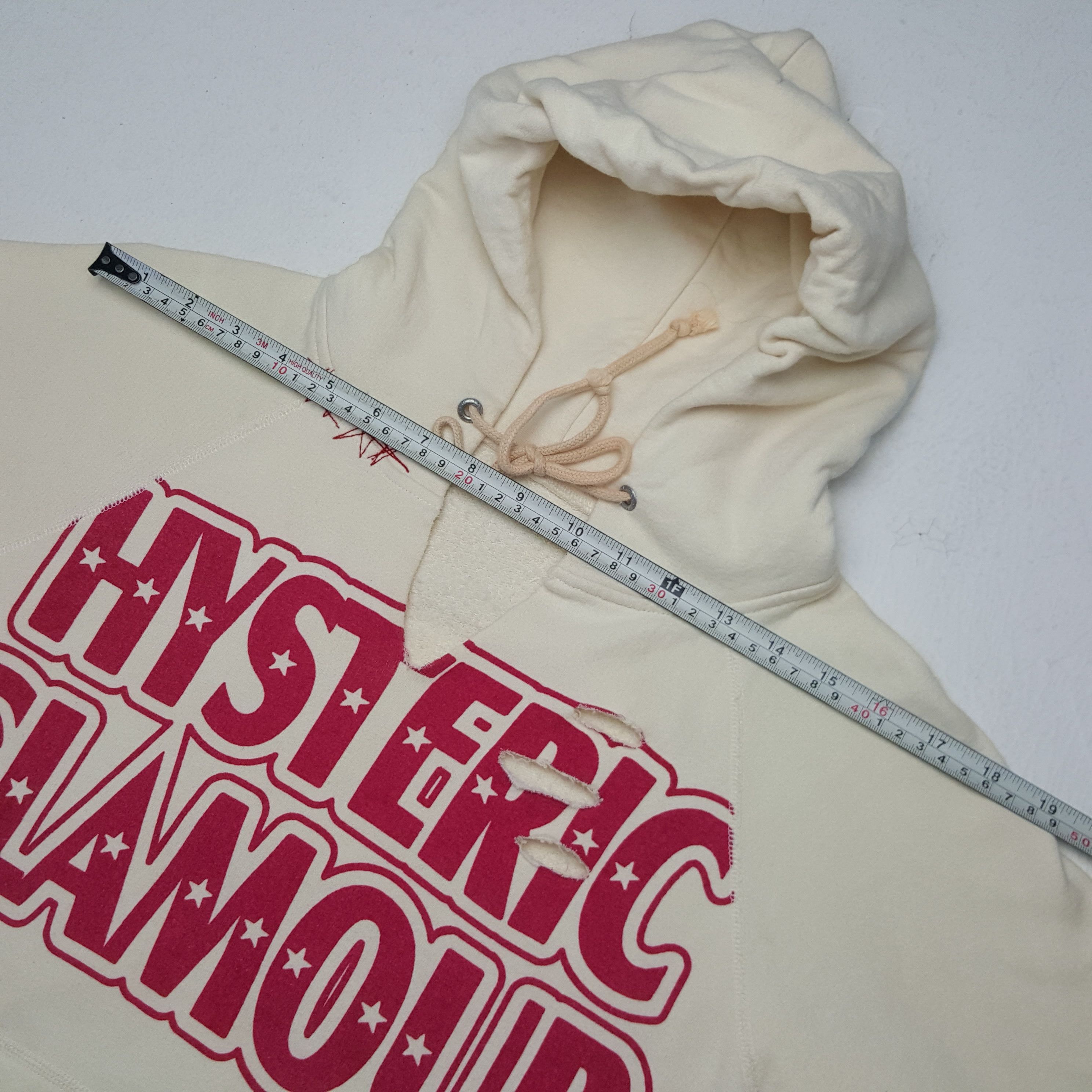 Hysteric Glamour × Vintage Vintage Hysteric Glamour Distressed Sweatshirt Hoodies Size US S / EU 44-46 / 1 - 6 Thumbnail