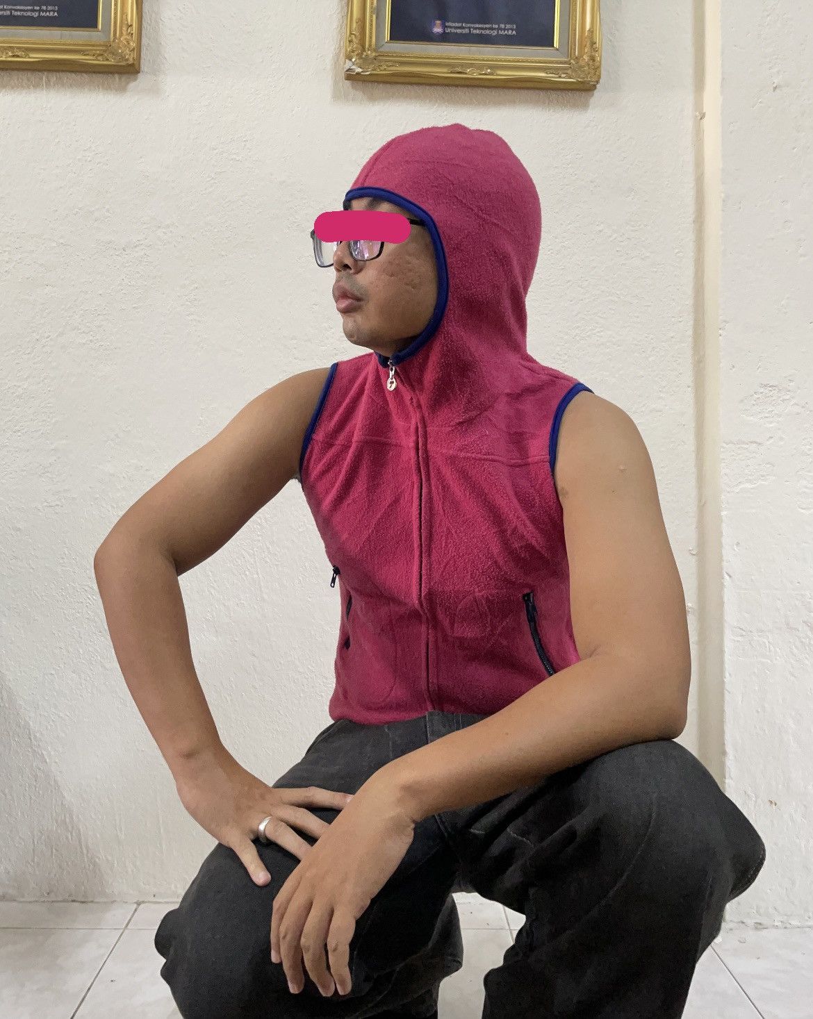 Hysteric Glamour Hysteric Glamour Avant Garde Zip Y2K Hooded Vest Jacket Size XS / US 0-2 / IT 36-38 - 7 Thumbnail