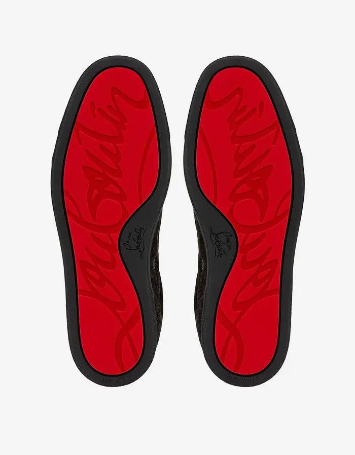 Christian Louboutin o1s1wg110225 Louis Junior Orlato Flat in Black Size US 14 / EU 47 - 5 Thumbnail