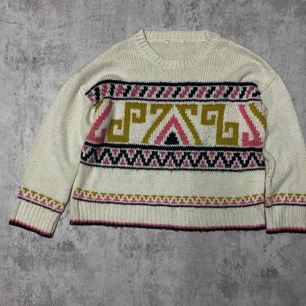Other Multi-coloured vintage knitted sweater knitwear Size US M / EU 48-50 / 2 - 1 Thumbnail