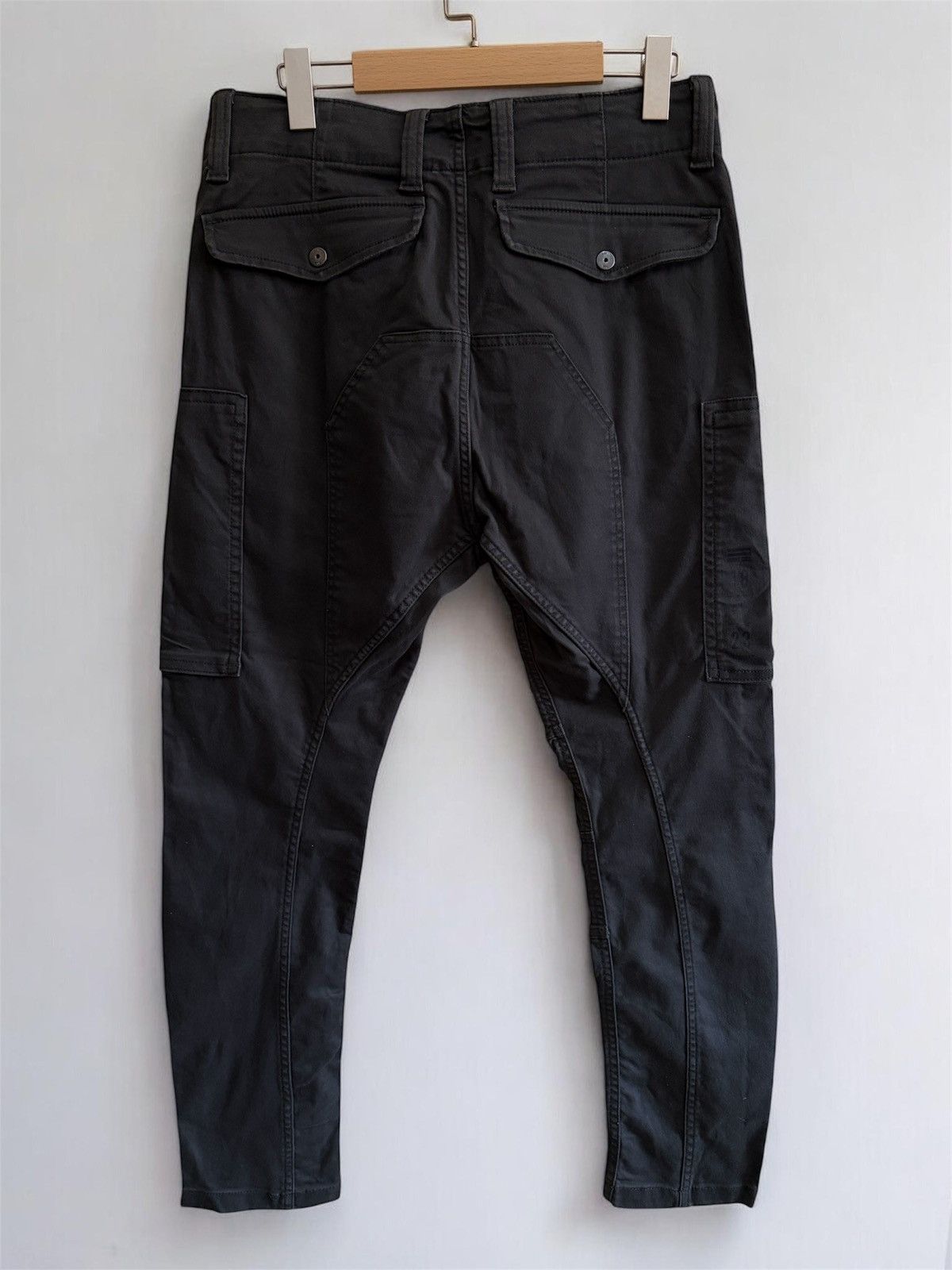 G-Star G-Star RAW Flight Cargo 3D Skinny Pants 32/32 Black Tactical Size US 32 / EU 48 - 2 Thumbnail