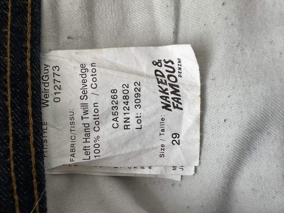 Naked & Famous Naked & Famous Left Hand Twill Selvedge – Weird Guy – 29 Size US 29 - 8 Thumbnail