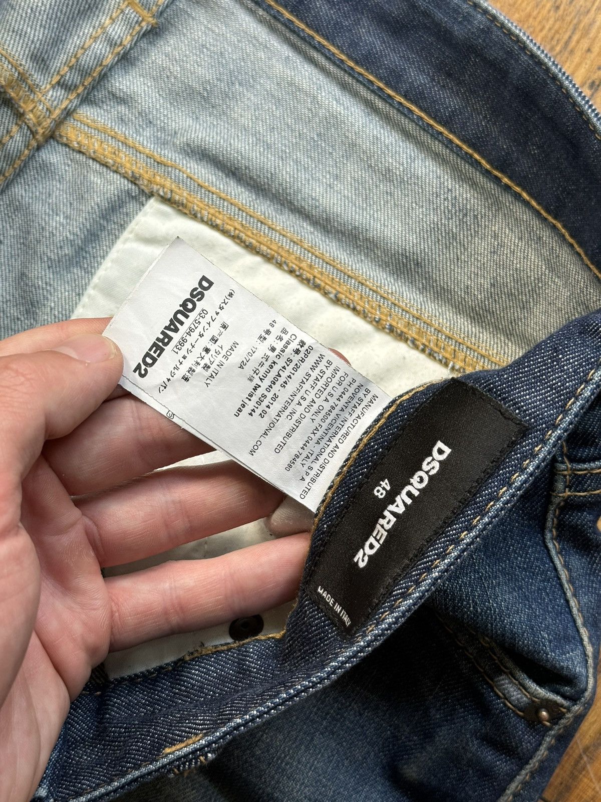 Dsquared2 Dsquared2 Vintage Classic Kenny Twist Italy denim jeans Size US 32 / EU 48 - 14 Thumbnail