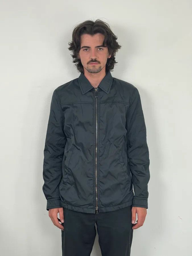 Prada AW2011 Prada Dark Green Nylon Light Jacket Size US M / EU 48-50 / 2 - 2 Thumbnail
