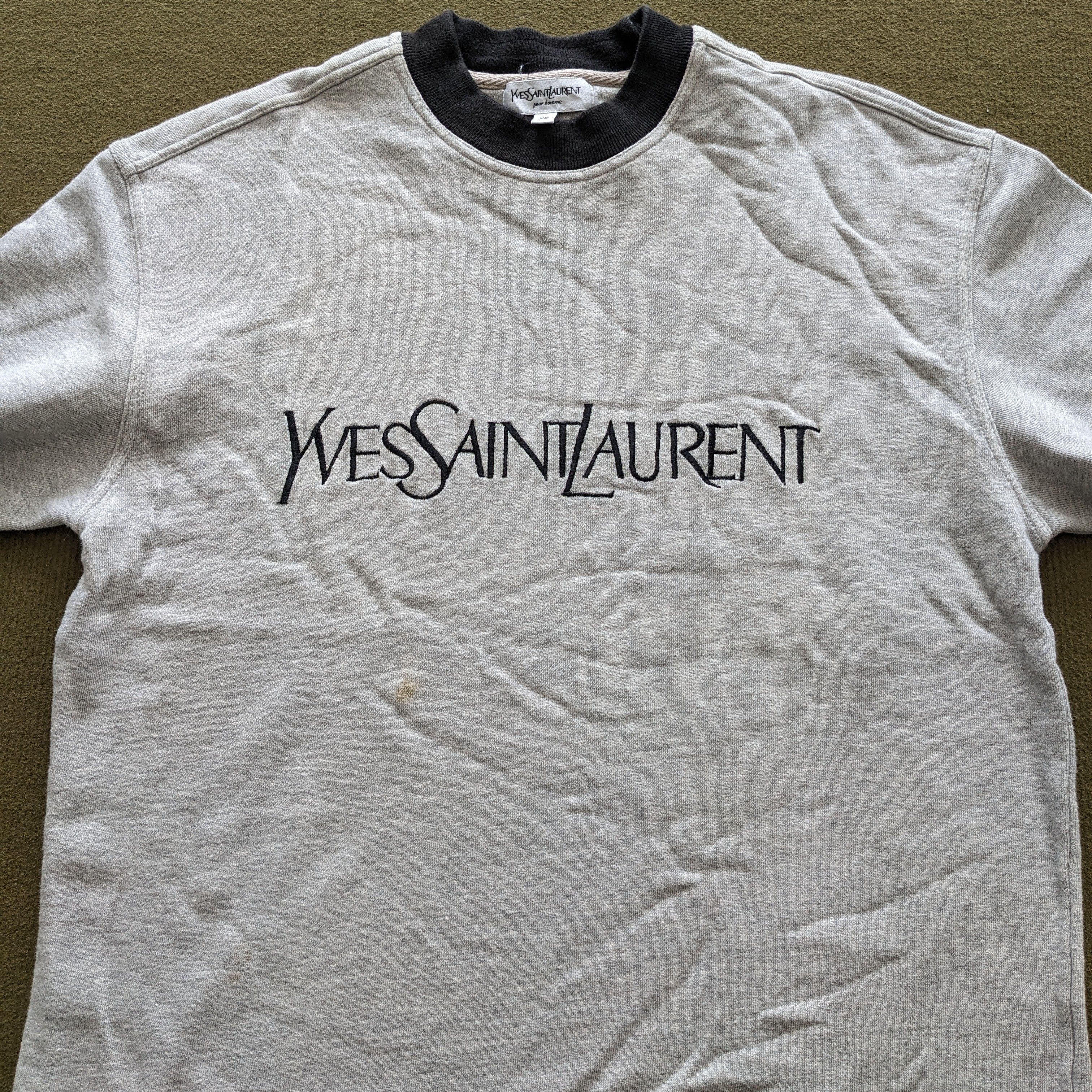 Yves Saint Laurent Vintage Yves Saint Laurent Luxury Brand Sweatshirt Size US S / EU 44-46 / 1 - 2 Thumbnail
