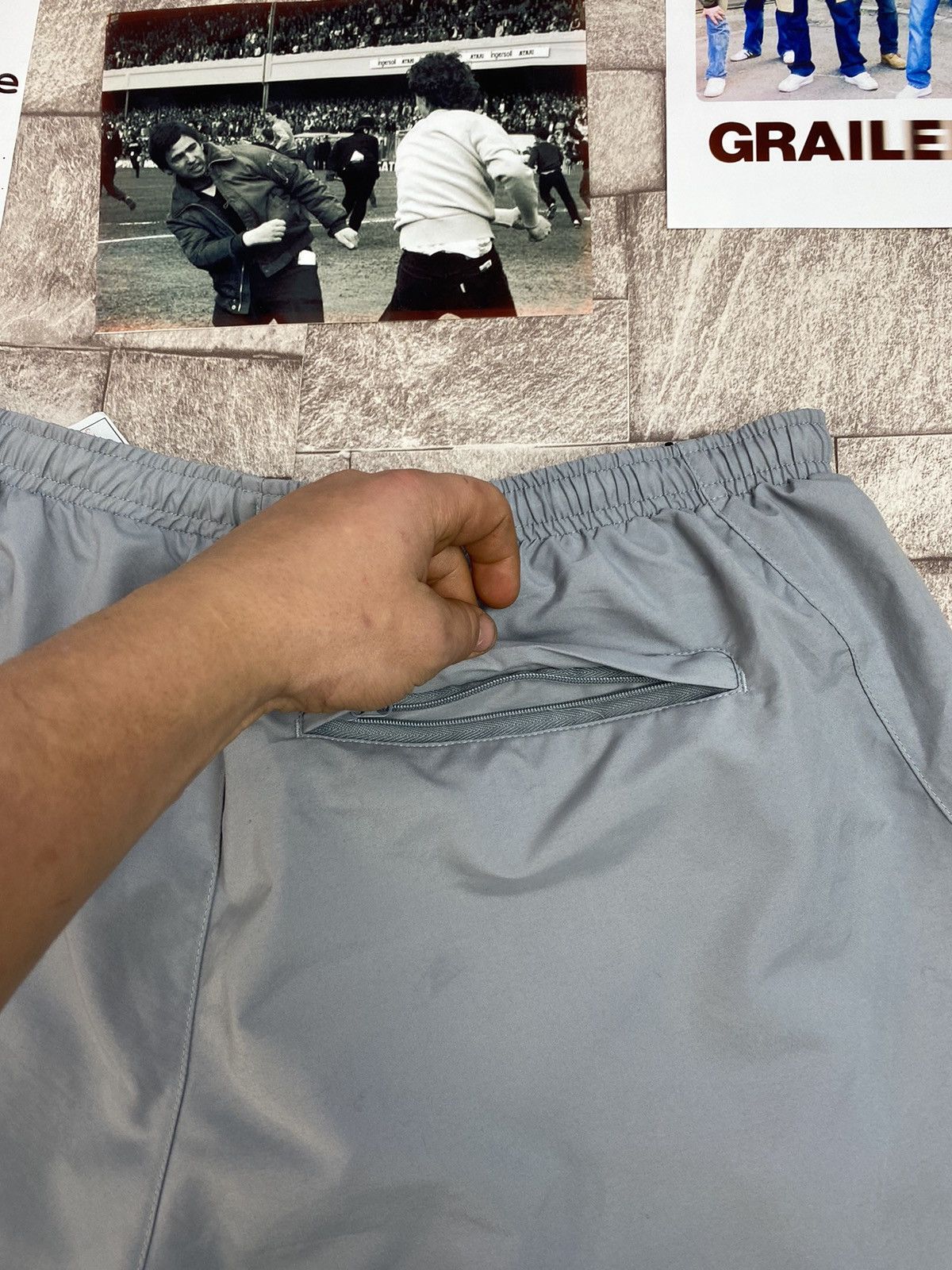 Nike × Vintage Nylon Nike Shorts Y2k style Xl by Travis Scott Size US 38 / EU 54 - 13 Thumbnail