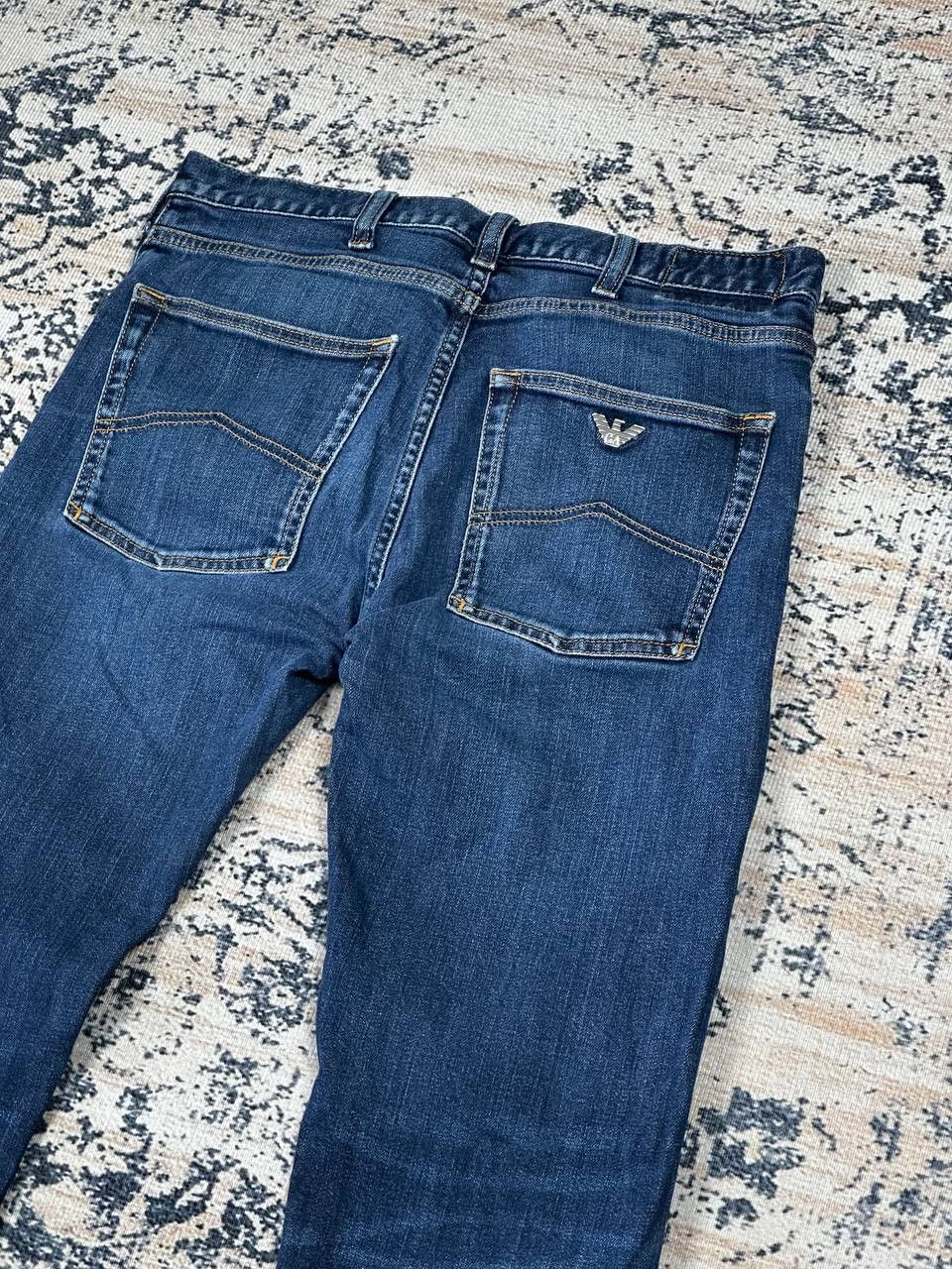 Armani Vintage Armani Jeans Blue Slim Grunge Pants Size US 32 / EU 48 - 11 Thumbnail
