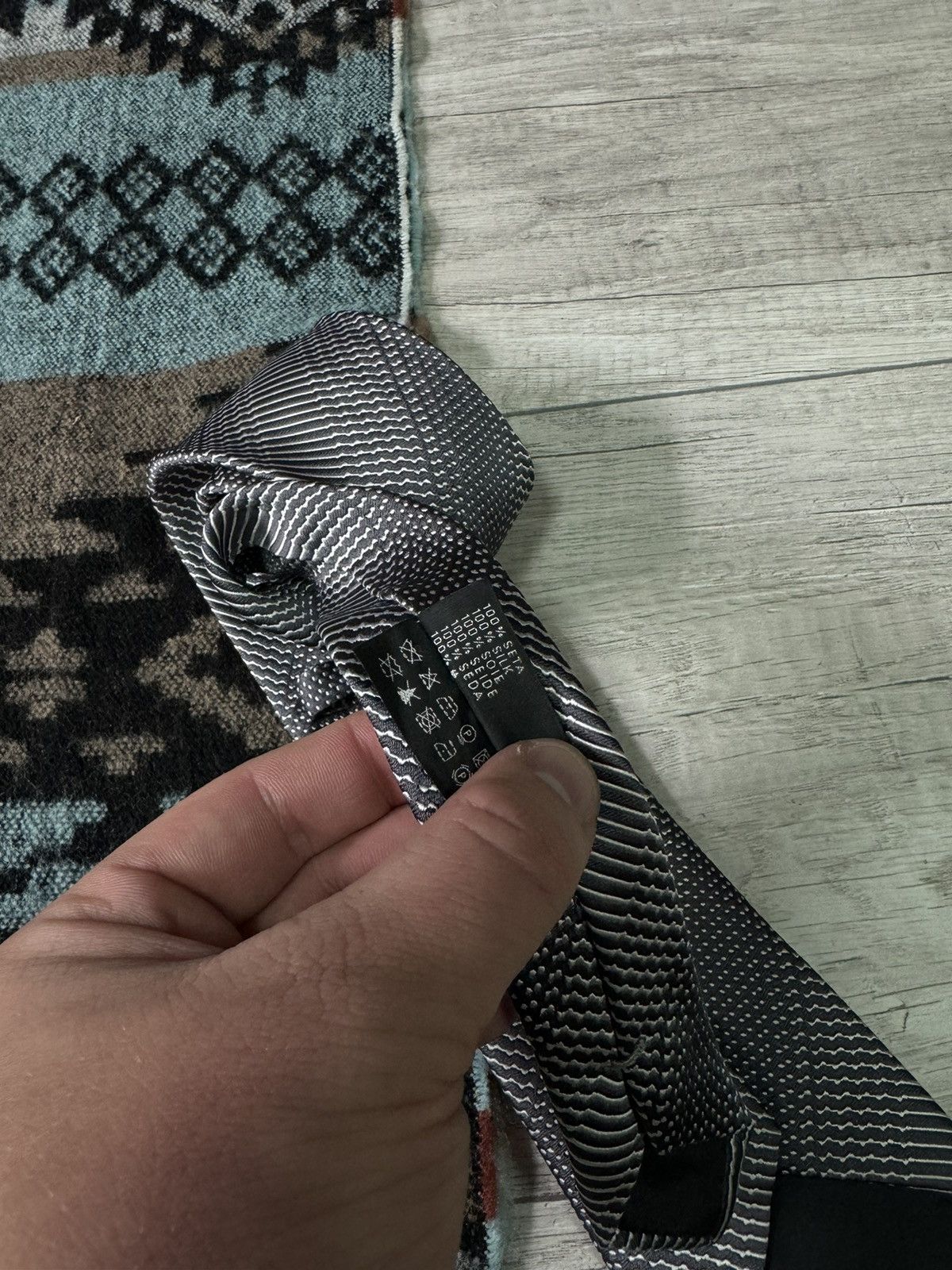 Prada Prada Silk Tie Size ONE SIZE - 6 Thumbnail
