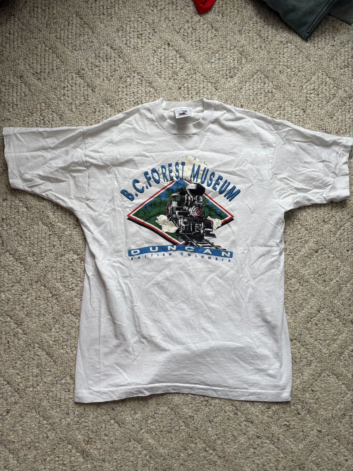 Vintage RARE puff print BC Canada tee Size US L / EU 52-54 / 3 - 1 Thumbnail
