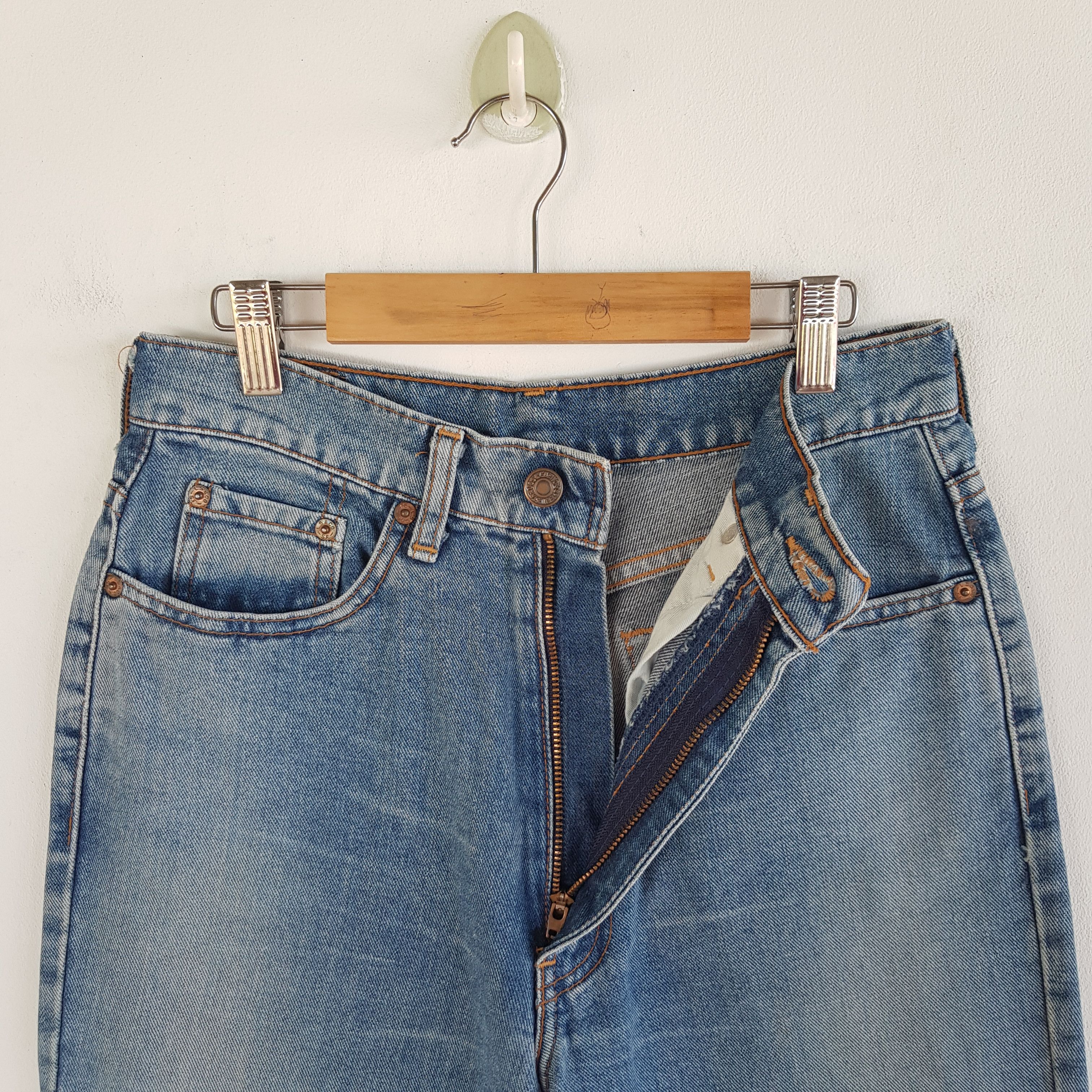 If Six Was Nine × Levi's × Vintage Vintage Levis Faded Jeans Flare Levi's 517 Boot Cut Denim Size 26" / US 2 / IT 38 - 6 Thumbnail