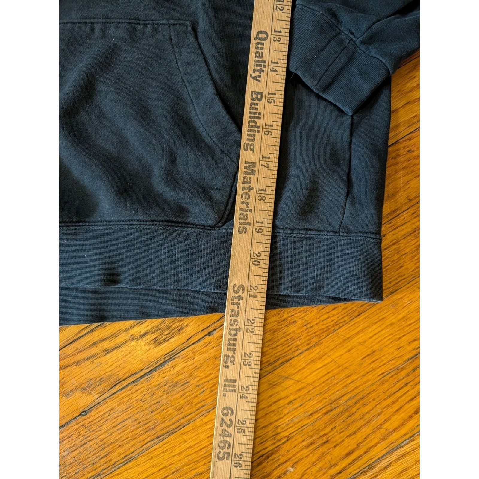 Nike Nike Cropped Hoodie Sweatshirt Women's Small Black Midriff Size S / US 4 / IT 40 - 7 Thumbnail