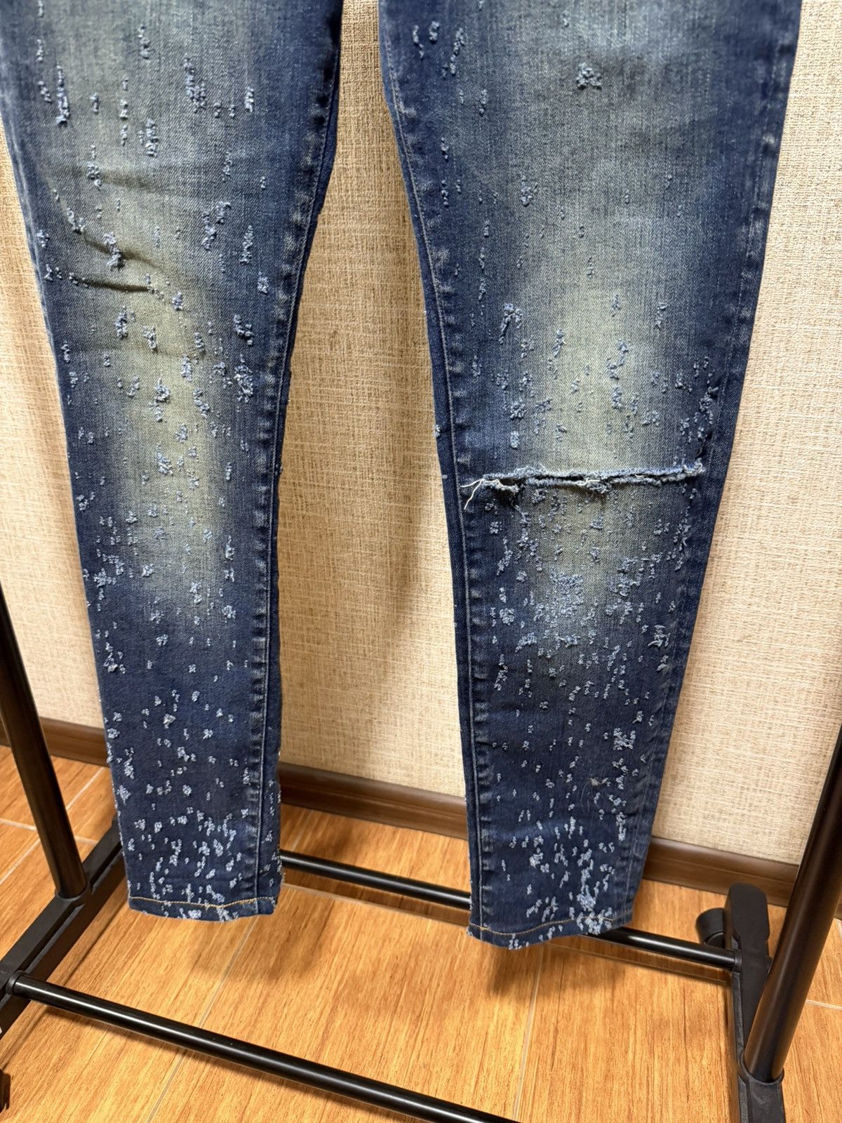 Amiri AMIRI BLUE SHOTGUN SLIM FIT JEANS Size US 32 / EU 48 - 3 Thumbnail