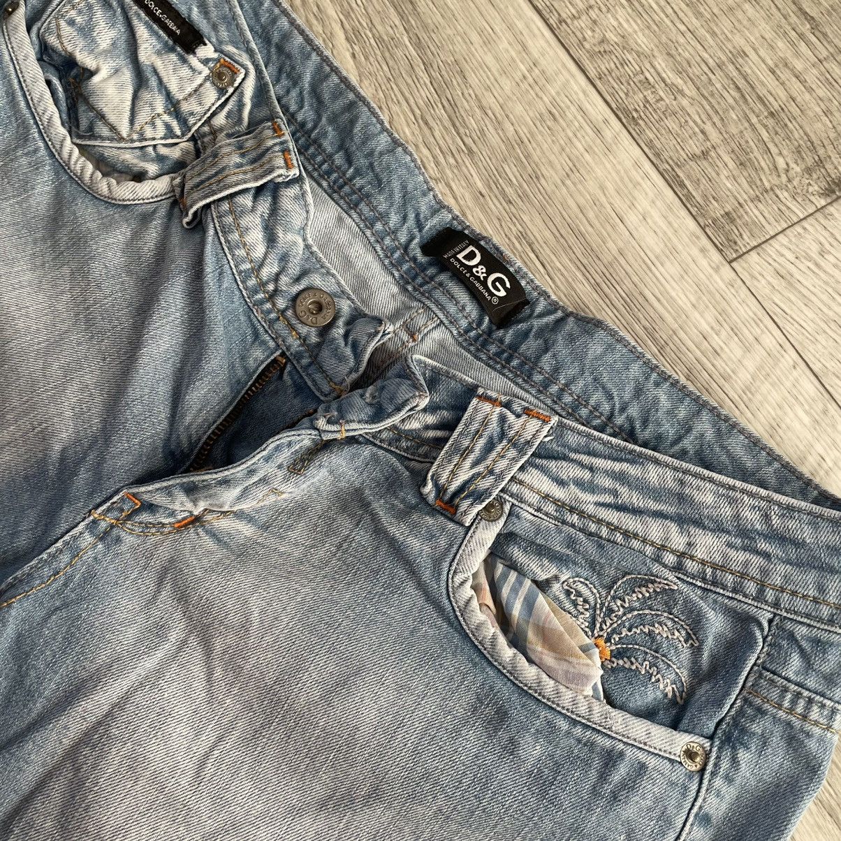 Dolce & Gabbana × Vintage Vintage D&G Dolce Gabbana shorts denim jeans big logo beach Size 30" / US 8 / IT 44 - 6 Thumbnail