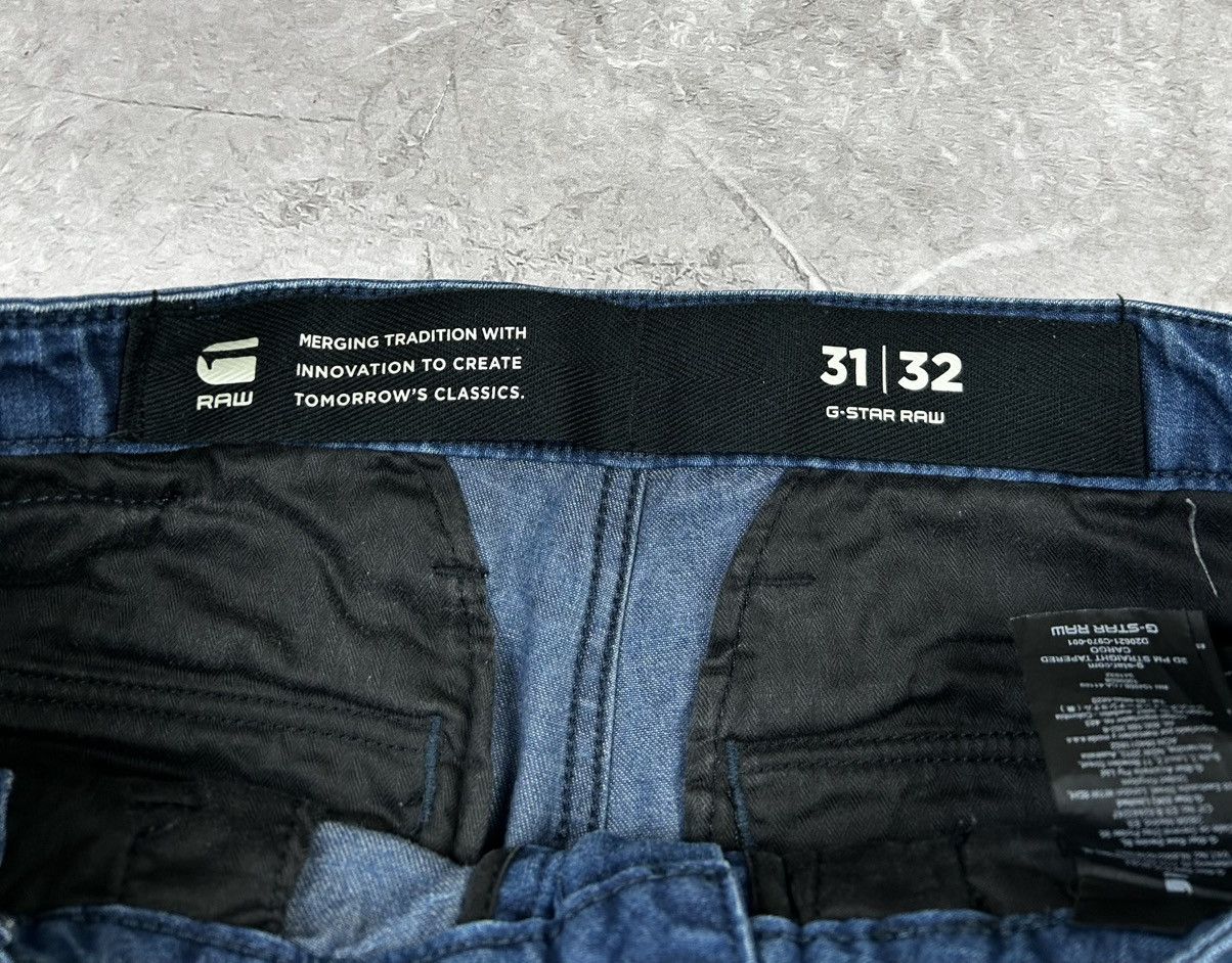 G-Star × Vintage G Star Raw Y2K distressed multi pocket jeans Size US 31 - 6 Thumbnail