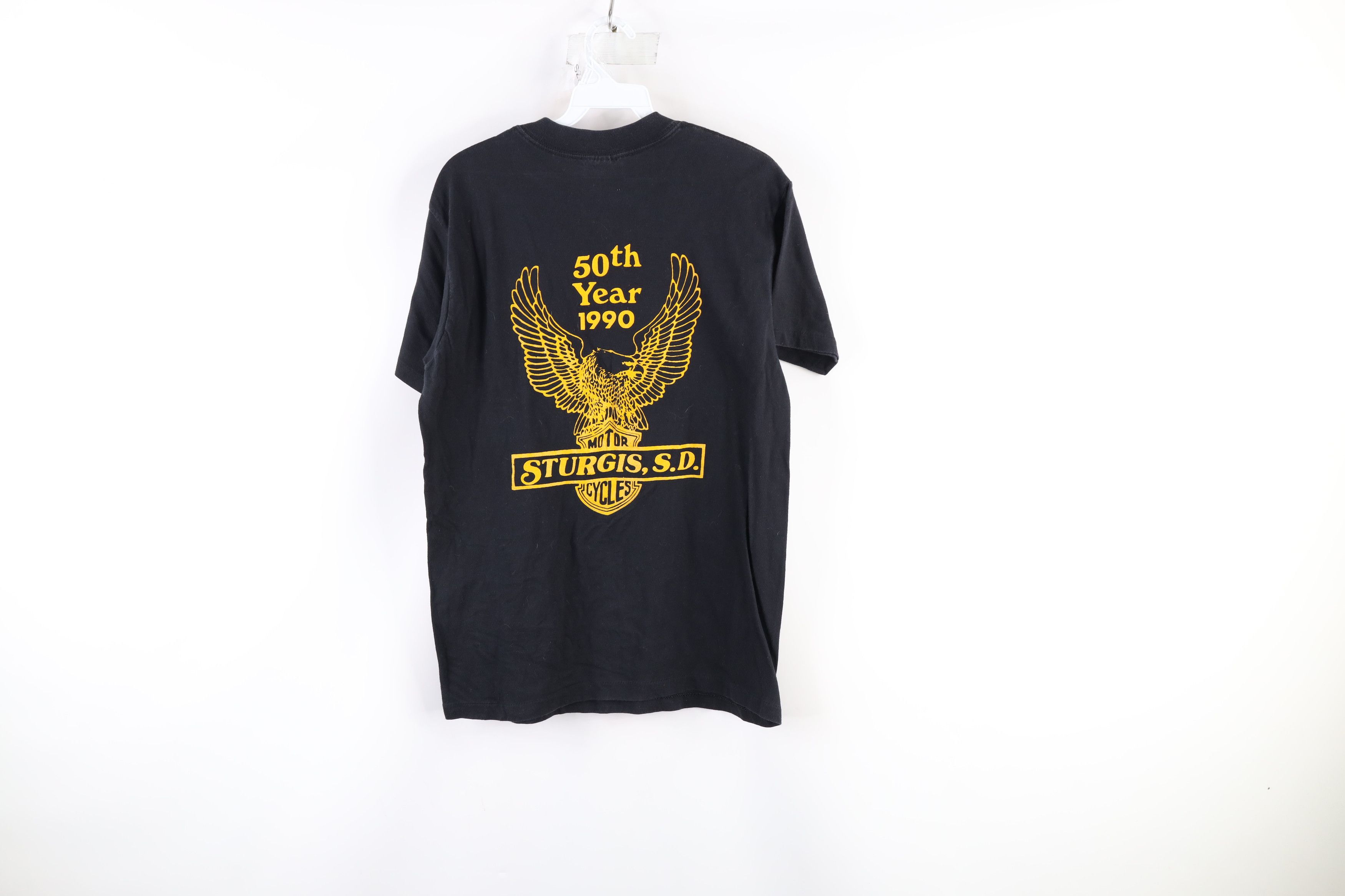 Vintage Vintage 90s 50th Anniversary Sturgis Bike Rally T-Shirt USA Size US L / EU 52-54 / 3 - 7 Thumbnail