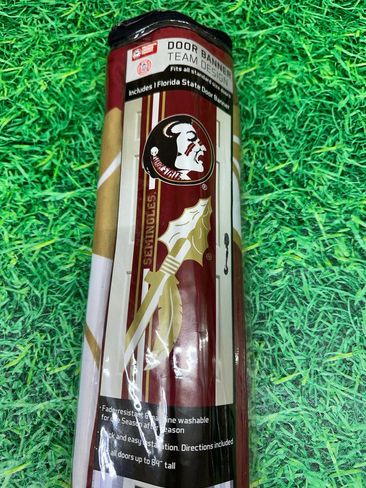 NCAA Florida St Seminoles Door Banner NCAA Size ONE SIZE - 2 Thumbnail