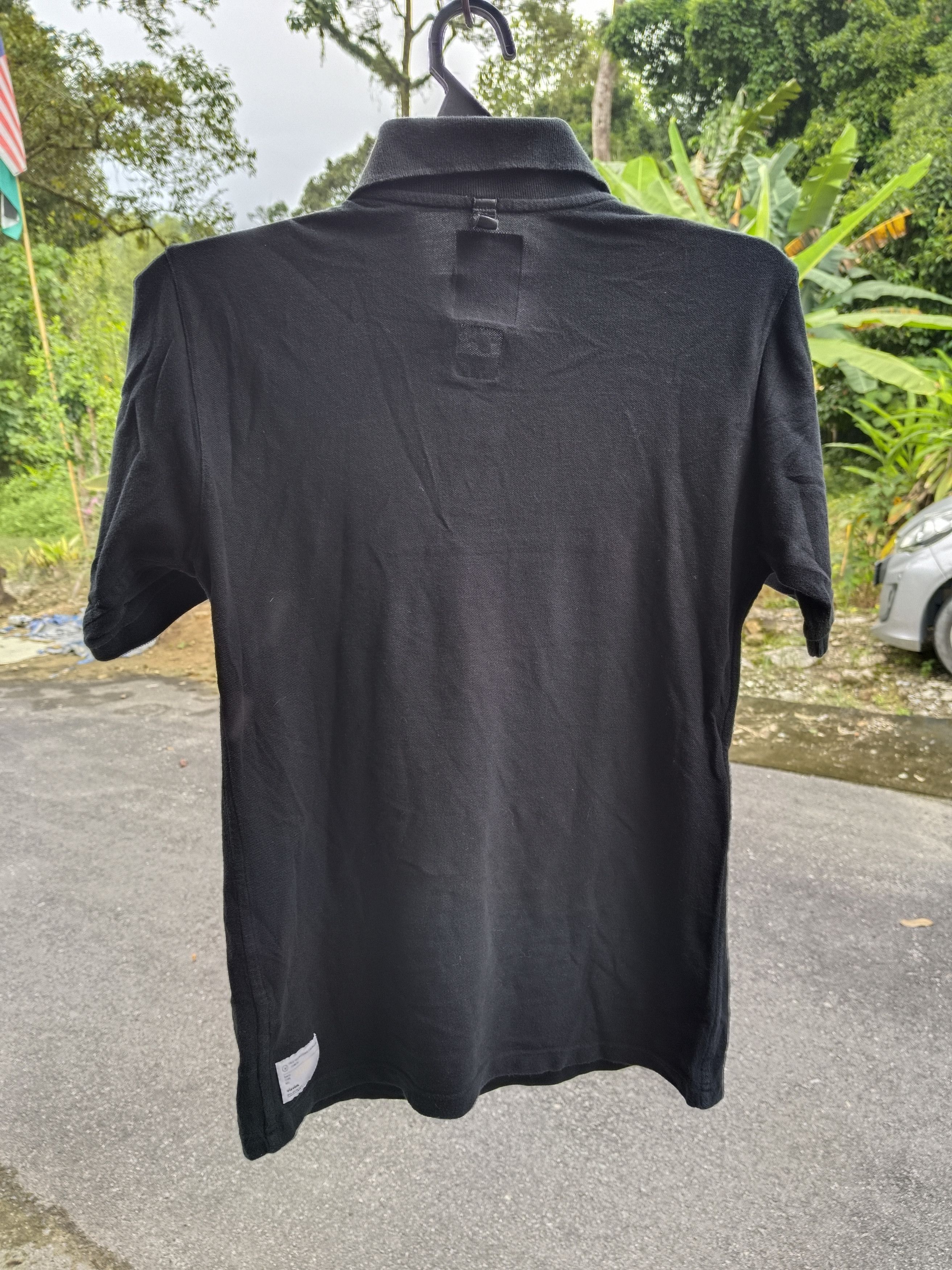Visvim LABORATORY CUBISM VISVIM BLACK POLO TEE Size US S / EU 44-46 / 1 - 1 Thumbnail
