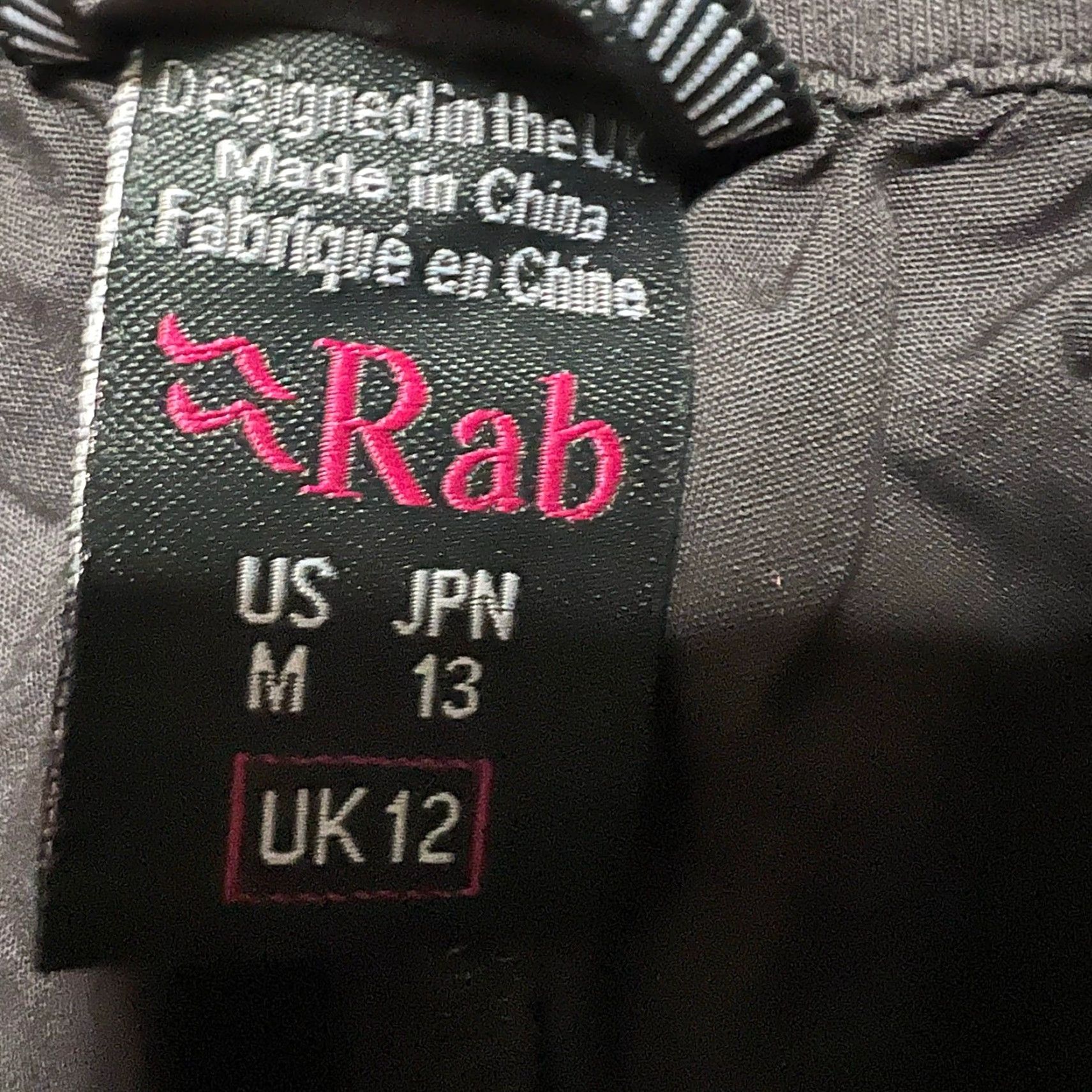 Rab Rab Pants Womens Medium Grey Valkyrie Outdoor Hiking Straight Outdoor Womens Size 32" / US 10 / IT 46 - 6 Thumbnail