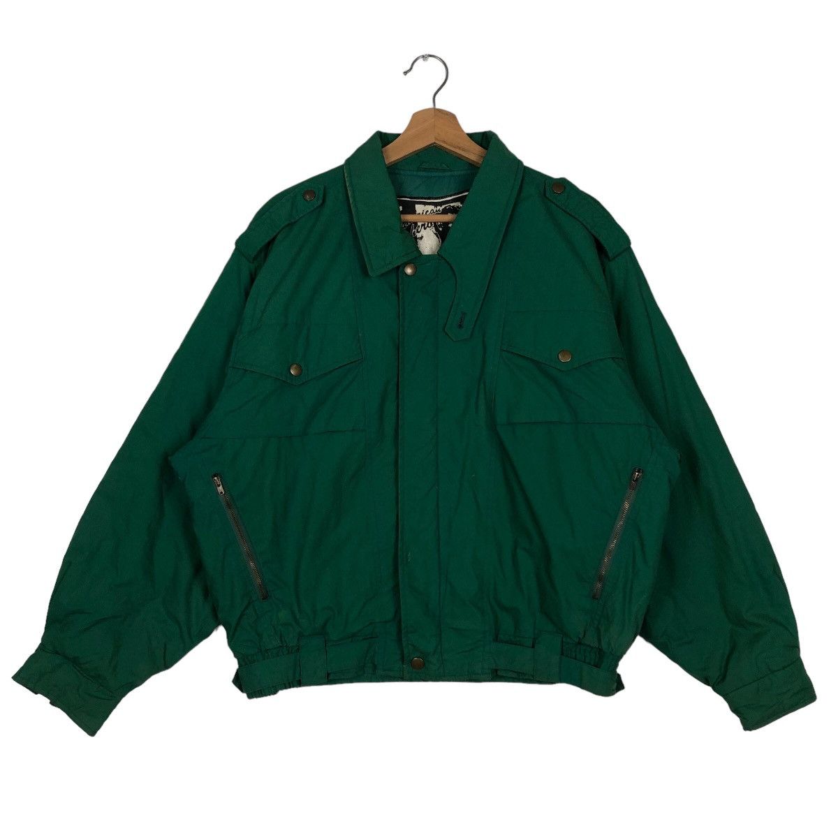 Japanese Brand Vintage Bondage Biker Parachute Bomber Jacket American Hero Size US M / EU 48-50 / 2 - 1 Thumbnail