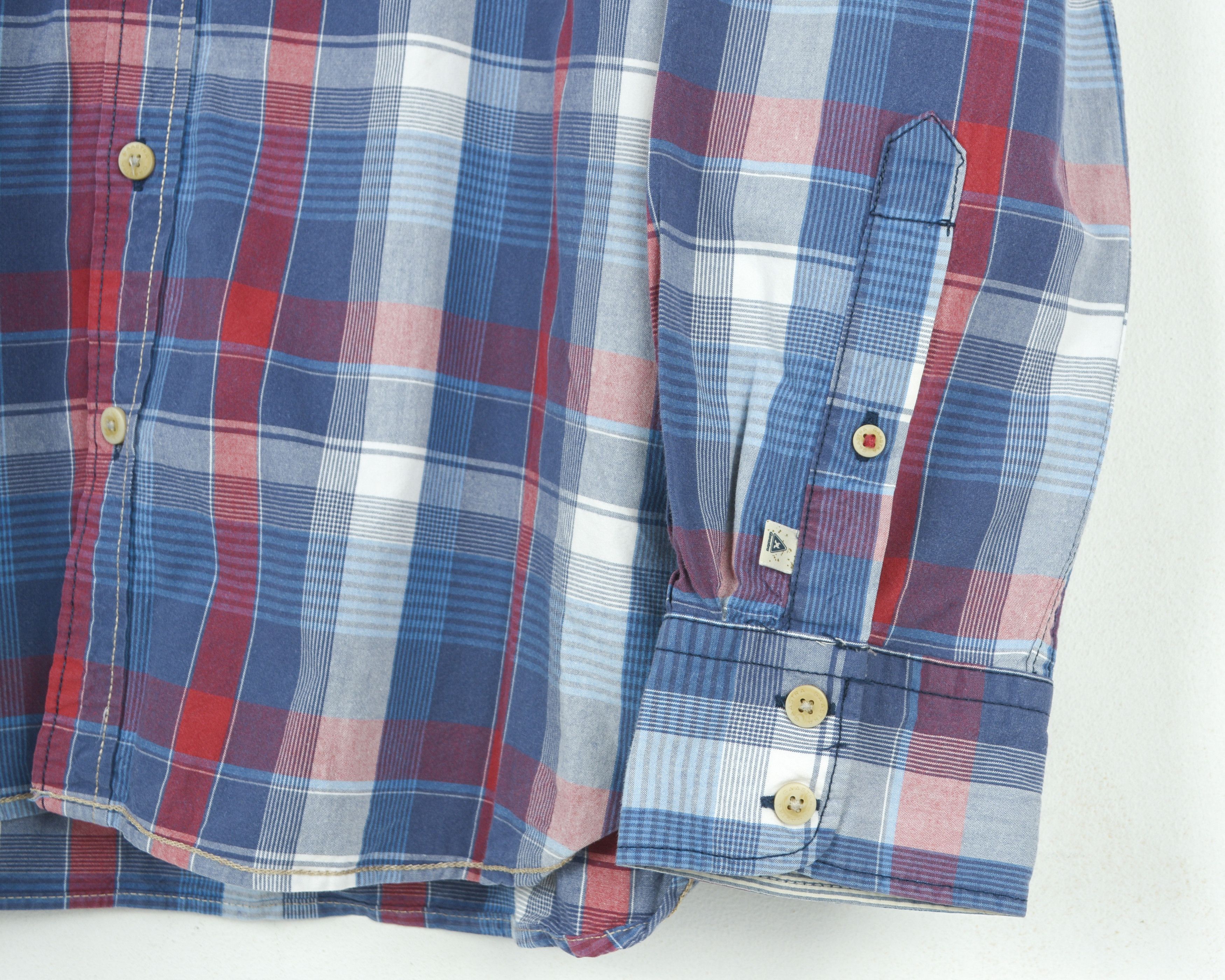 Other GAASTRA L Casual Shirt Cotton Check Plaid Tartan Long Sleev Size US L / EU 52-54 / 3 - 4 Thumbnail