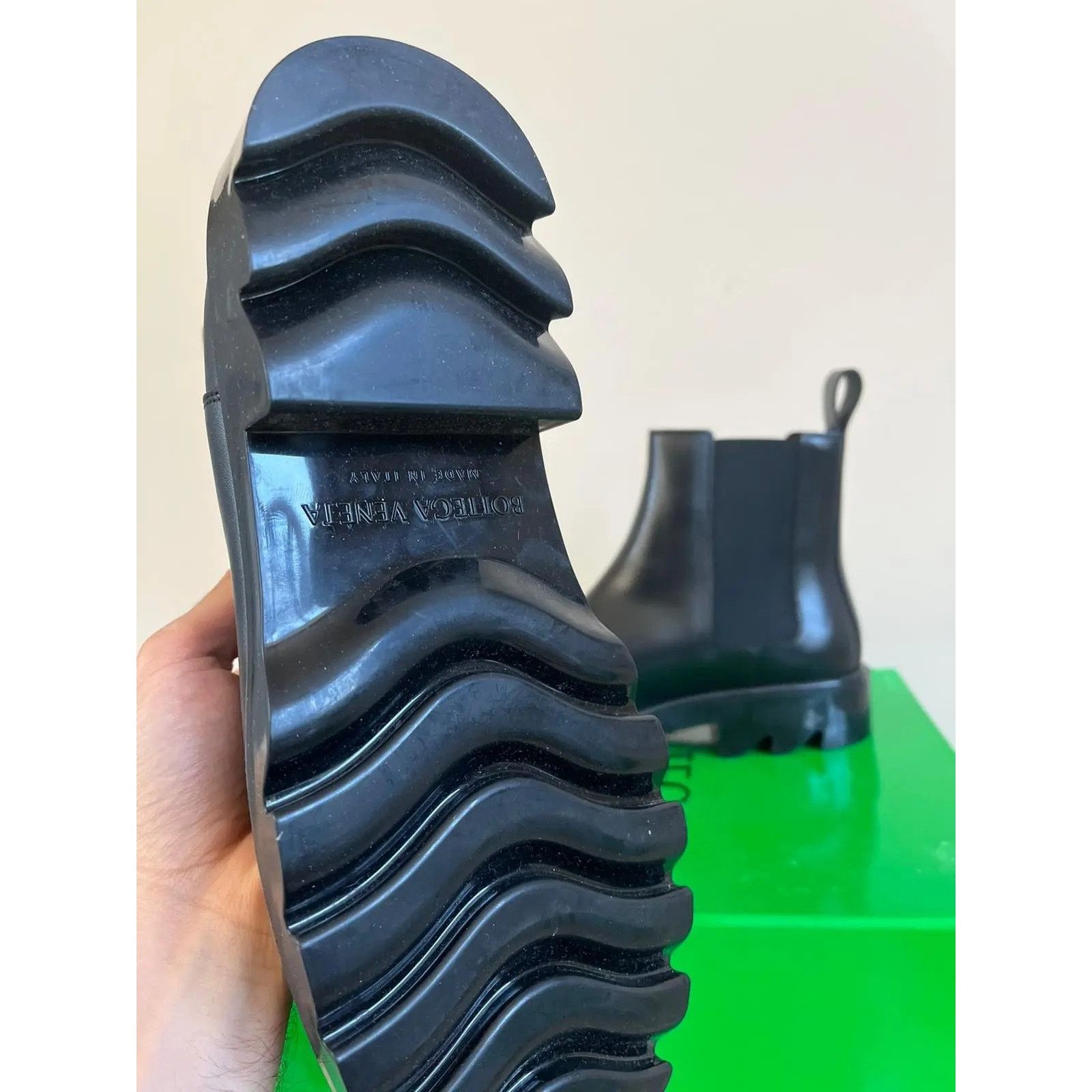 Bottega Veneta o1rshd1 Ankle Boots in Shibuya Calfskin Size US 10.5 / EU 43-44 - 12 Thumbnail