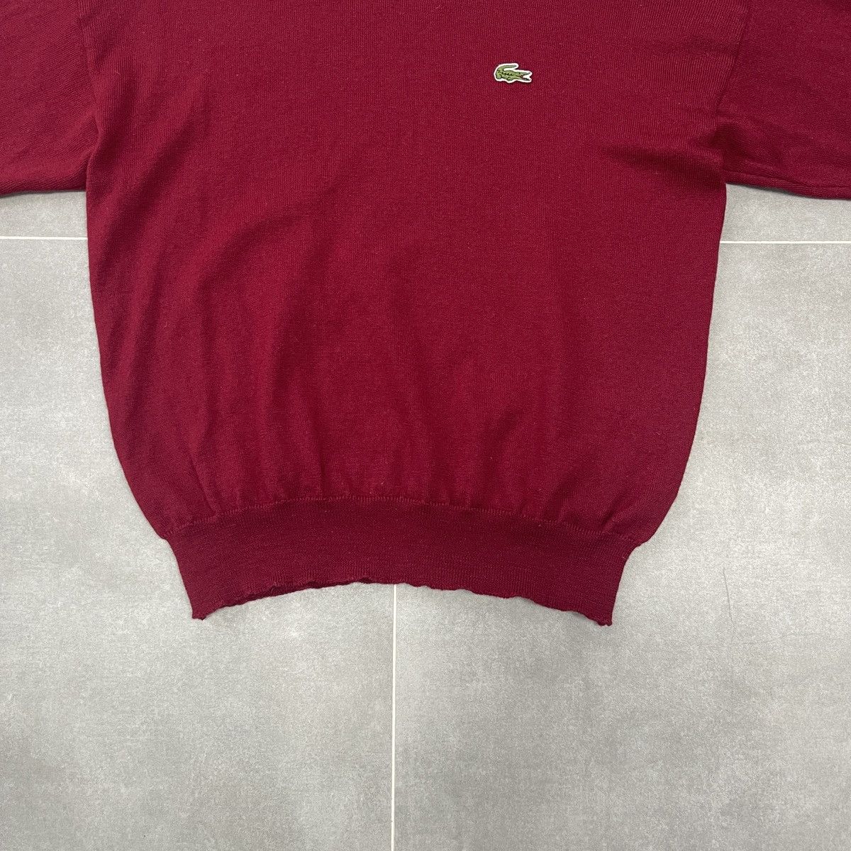 Lacoste × Vintage Vintage Lacoste Chemise Wool Sweater Size 5 (M) Size US M / EU 48-50 / 2 - 5 Thumbnail