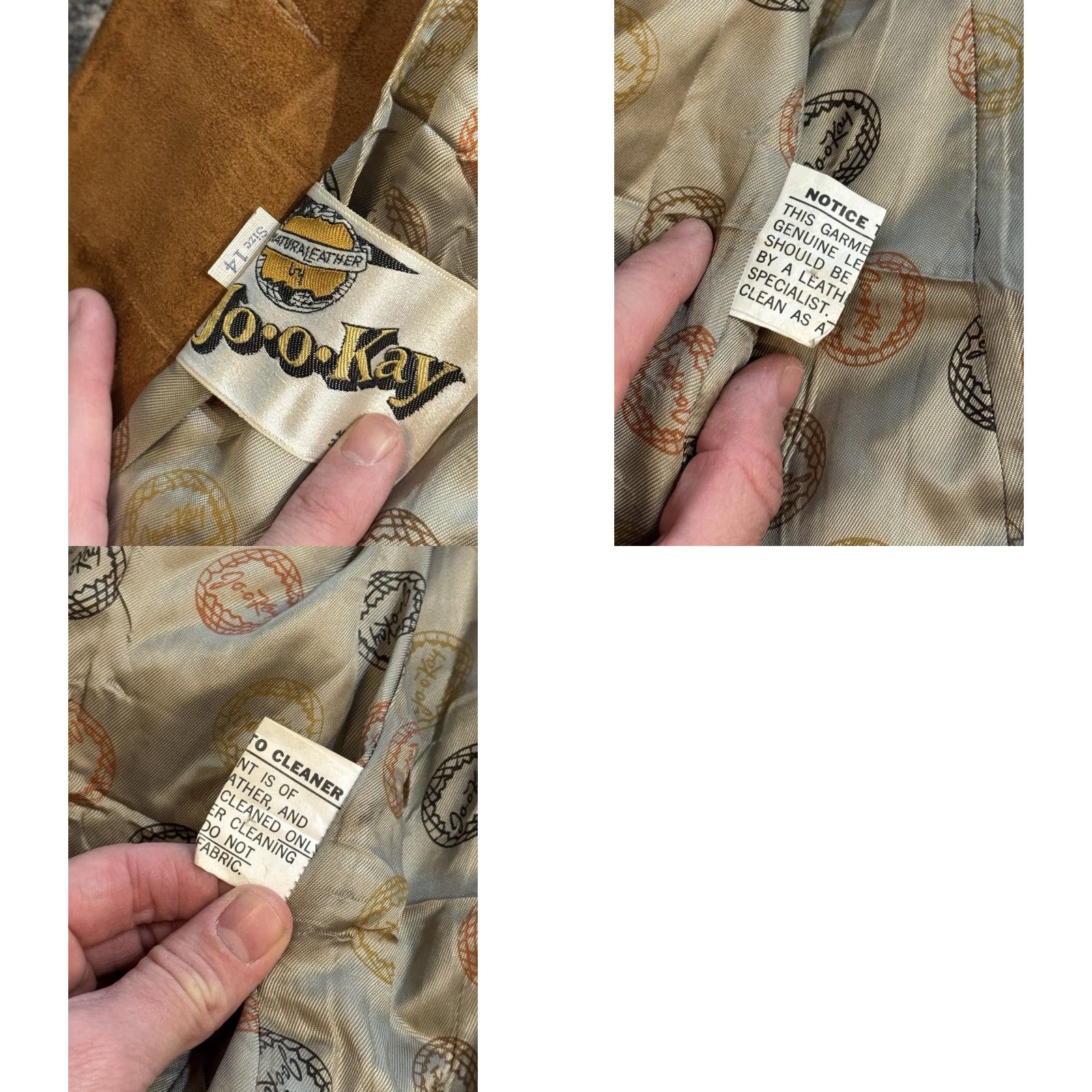 Vintage VINTAGE Joo Kay Suede Leather Western Fringe Jacket Women’s Size 14 Cowgirl Brown 1960s Cowgirl Western Mens Womens Size XL / US 12-14 / IT 48-50 - 8 Thumbnail