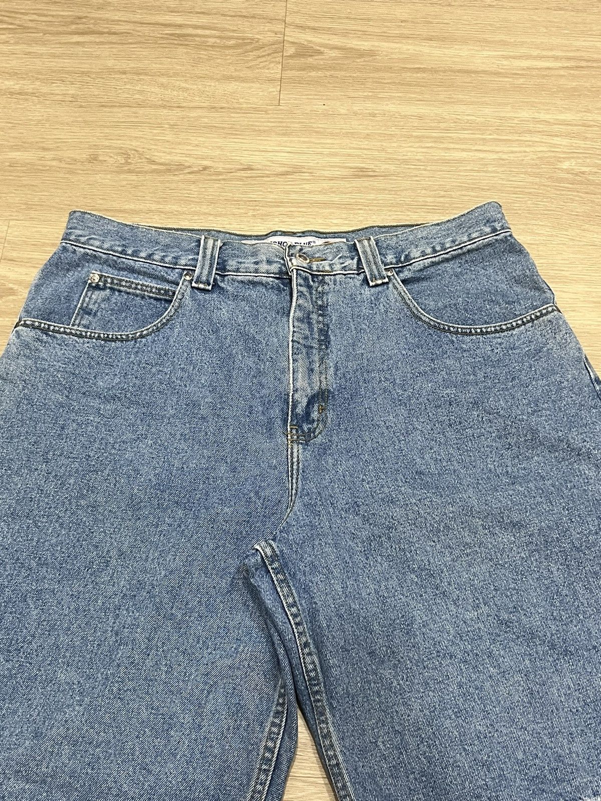 Anchor Blue Vintage Anchor Denim Shorts Mens 36 Baggy Jorts Skater Y2K Size US 36 / EU 52 - 2 Thumbnail