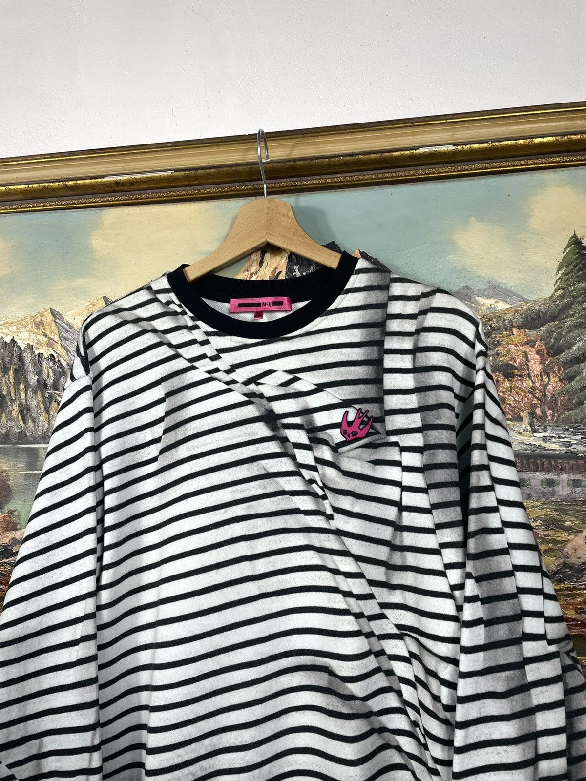 Alexander McQueen × Designer × MCQ Black White Alexander Mcqueen MCQ Crewneck Jumper Pull Size US XS / EU 42 / 0 - 4 Thumbnail