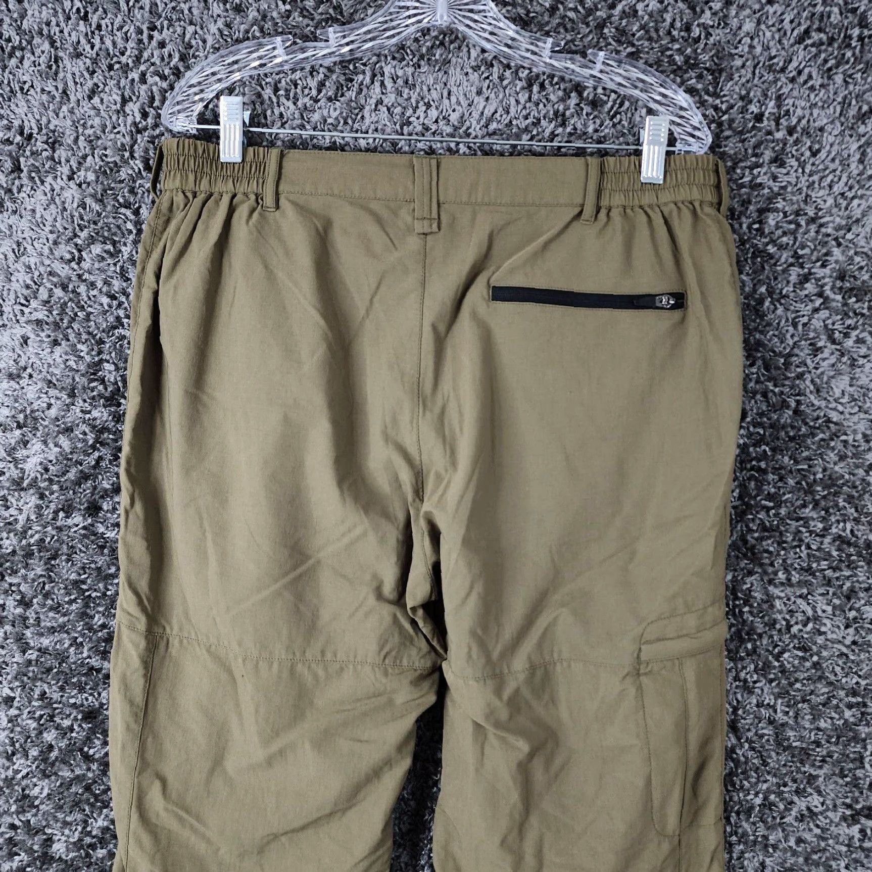 Vintage Wilderness Technology Mens Outdoor Hiking Pants Green Size Large Straight Leg Size US 33 - 7 Thumbnail