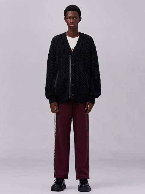 Undercover Undercover Cable knitted cashmere multi zip cardigan Size US S / EU 44-46 / 1 - 2 Thumbnail