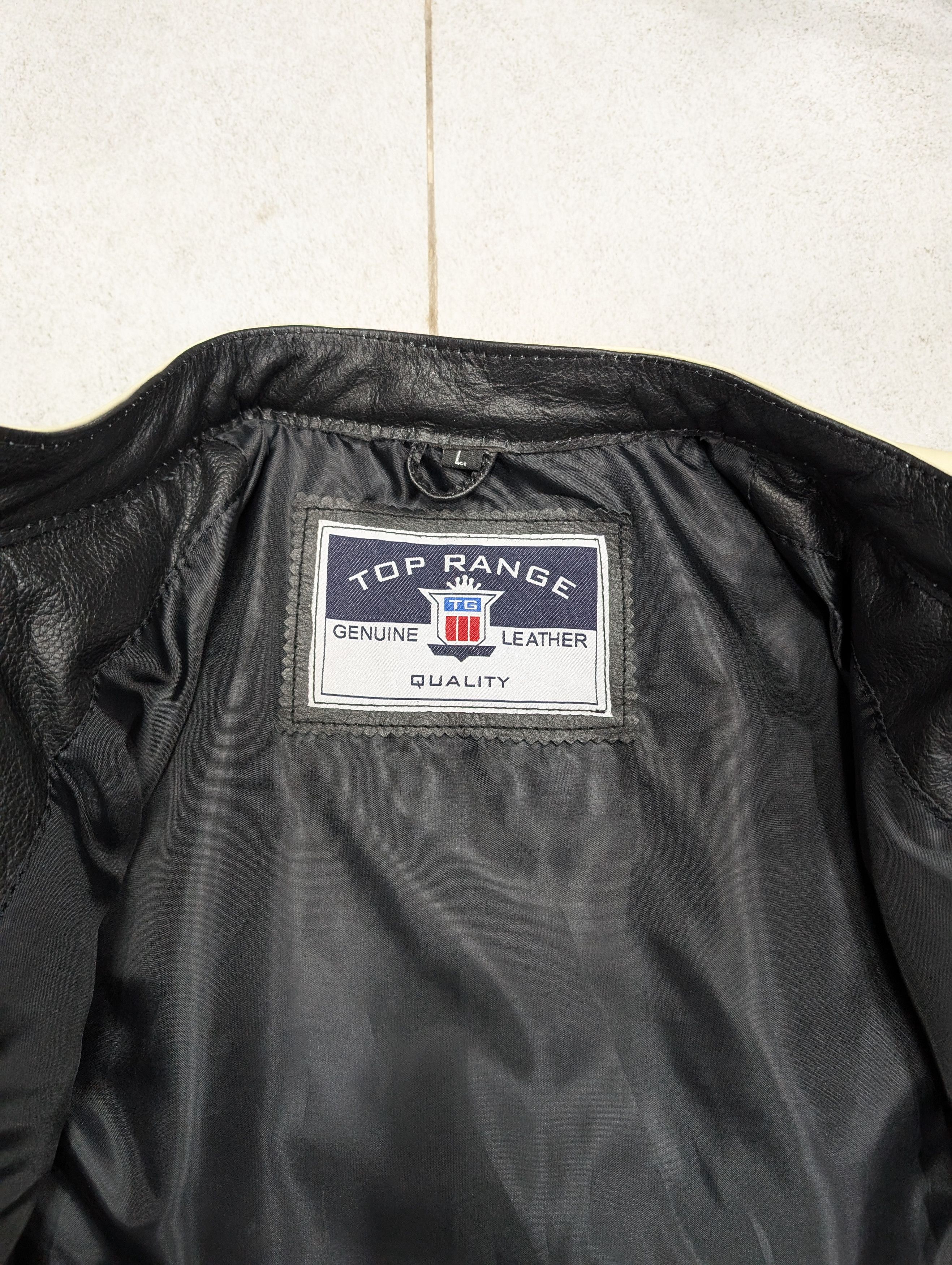 Formula 1 Ferrari Racing Leather Jacket 90s F1 Big Logo Streetwear Size US L / EU 52-54 / 3 - 11 Thumbnail