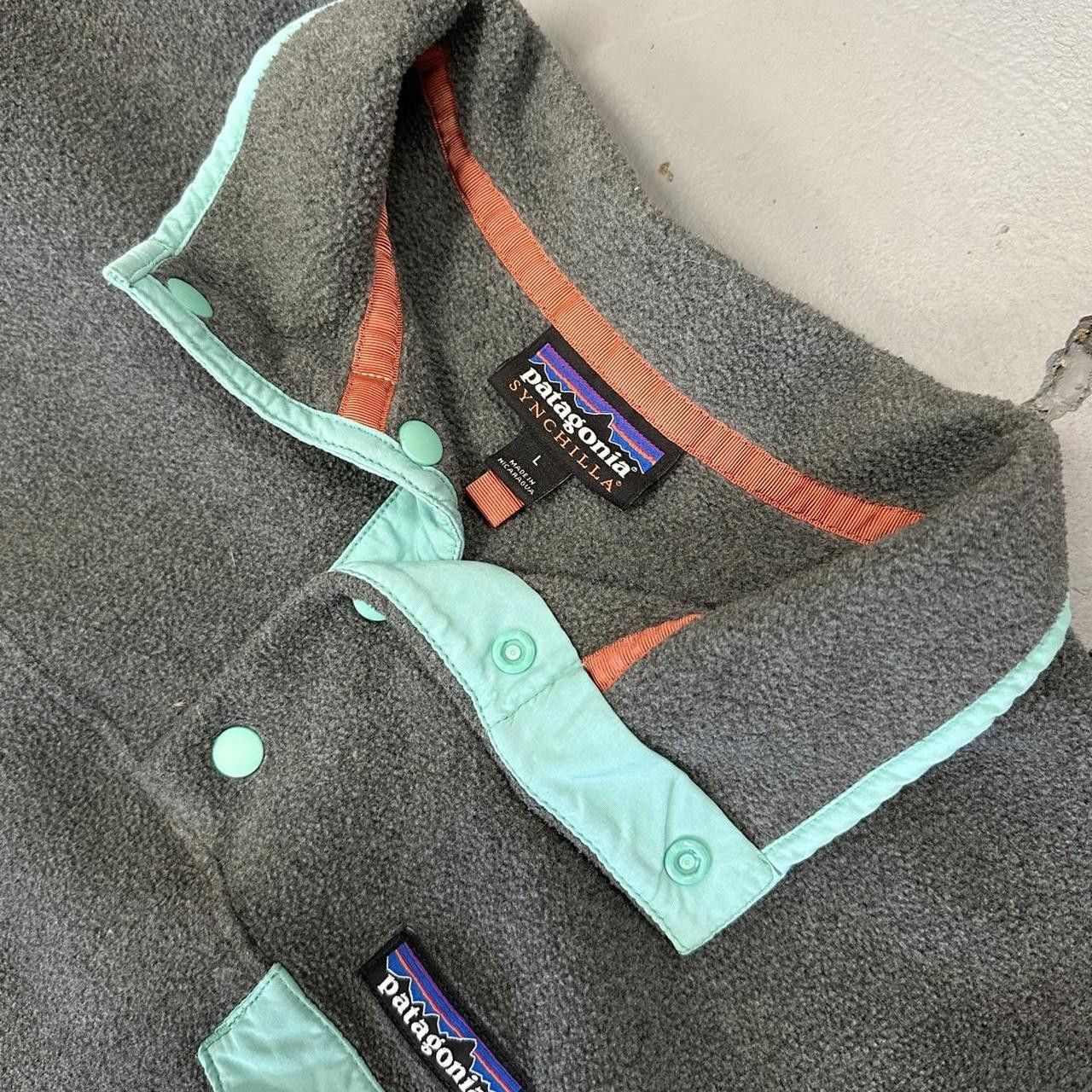 Patagonia Patagonia Synchilla Grey Blue Snap T Fleece Men’s Large Size US L / EU 52-54 / 3 - 3 Thumbnail