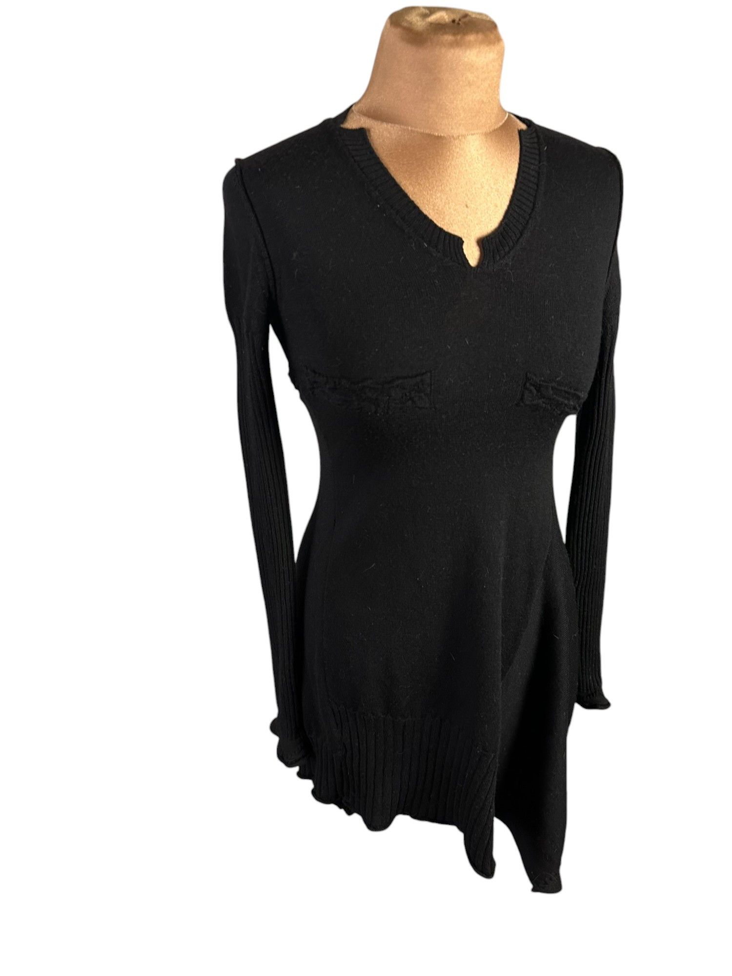 Marithe + Francois Girbaud Marithe Francois Girbaud Wool Avant Garde Japanese Dress Size S / US 4 / IT 40 - 2 Thumbnail