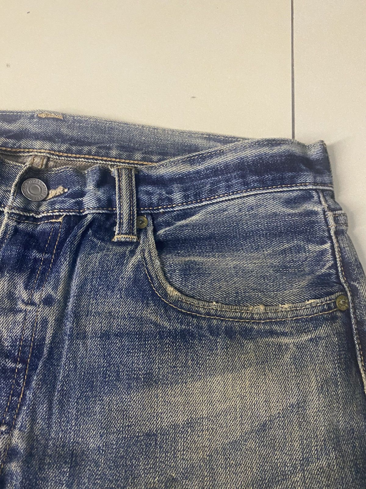 Levi's × Vintage Vintage Levis 501 Rusty Blue Denim Size US 32 / EU 48 - 4 Thumbnail