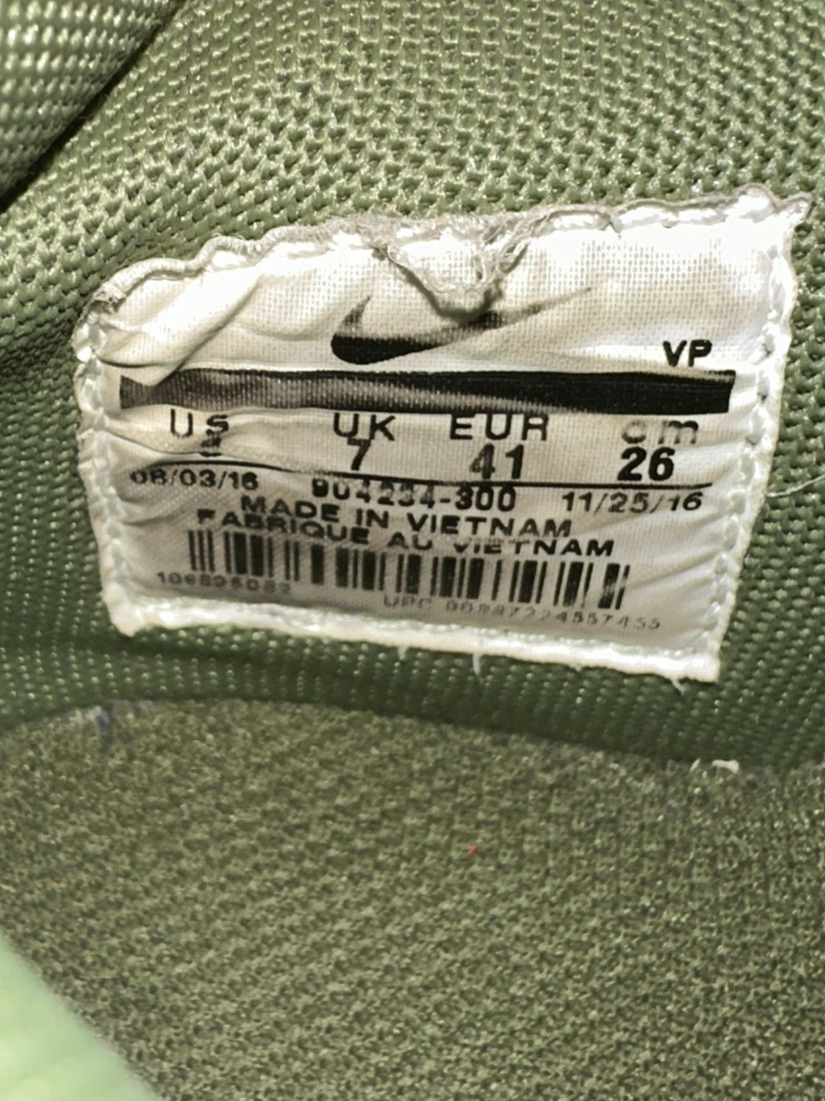 Nike Rare Nike Dunk Low Palm Green 2017 Size US 8 / EU 41 - 7 Thumbnail
