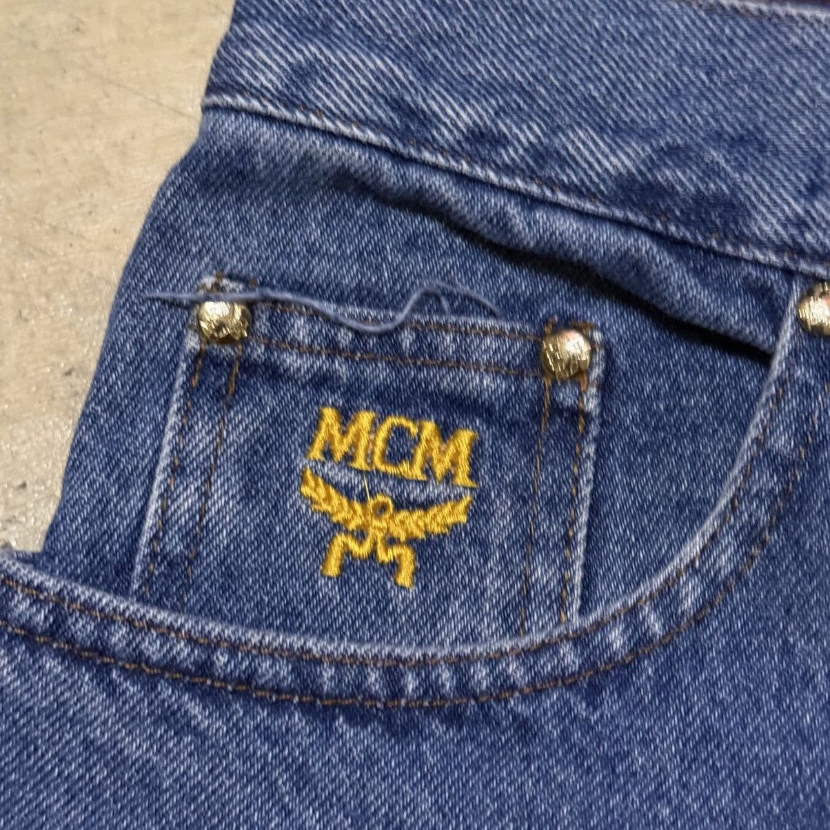 MCM MCM Big Logo Denim Jeans Size US 29 - 5 Thumbnail