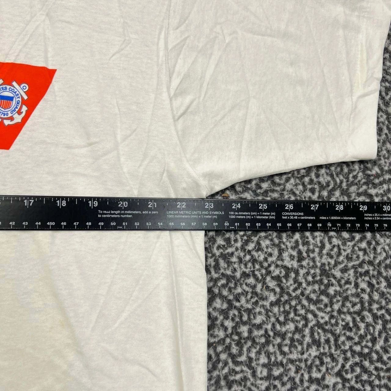 Fruit Of The Loom Vintage US Coast Guard Shirt Men XL White Deadstock New Size US XL / EU 56 / 4 - 4 Thumbnail