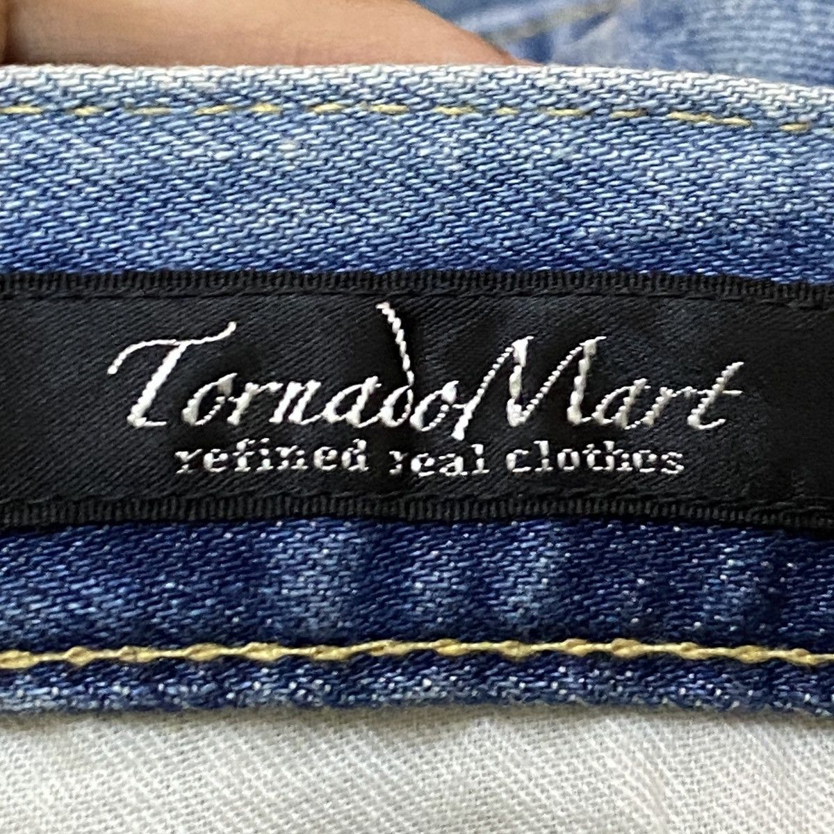 Tornado Mart Very Rare Vintage Japanese Brand Tornado Mart Jeans 1990s Size US 31 - 11 Thumbnail