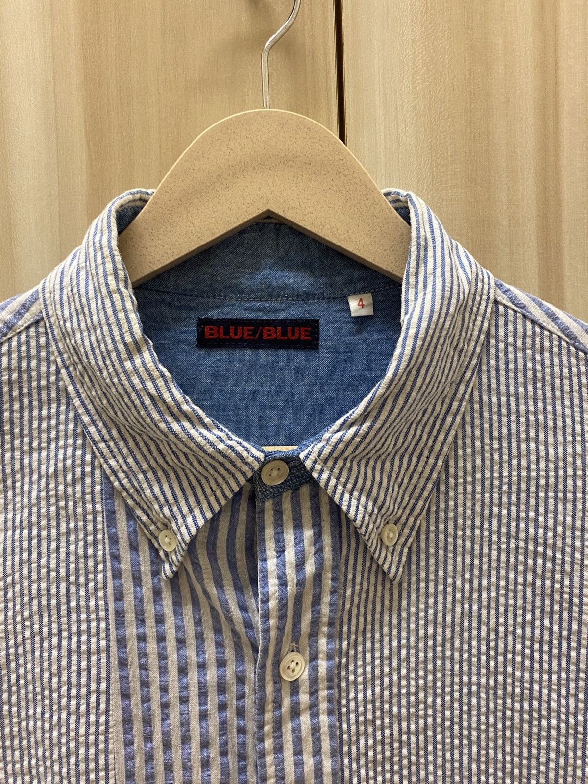 Blue Blue Japan Blue/Blue Patchwork Shirt Size US M / EU 48-50 / 2 - 8 Thumbnail
