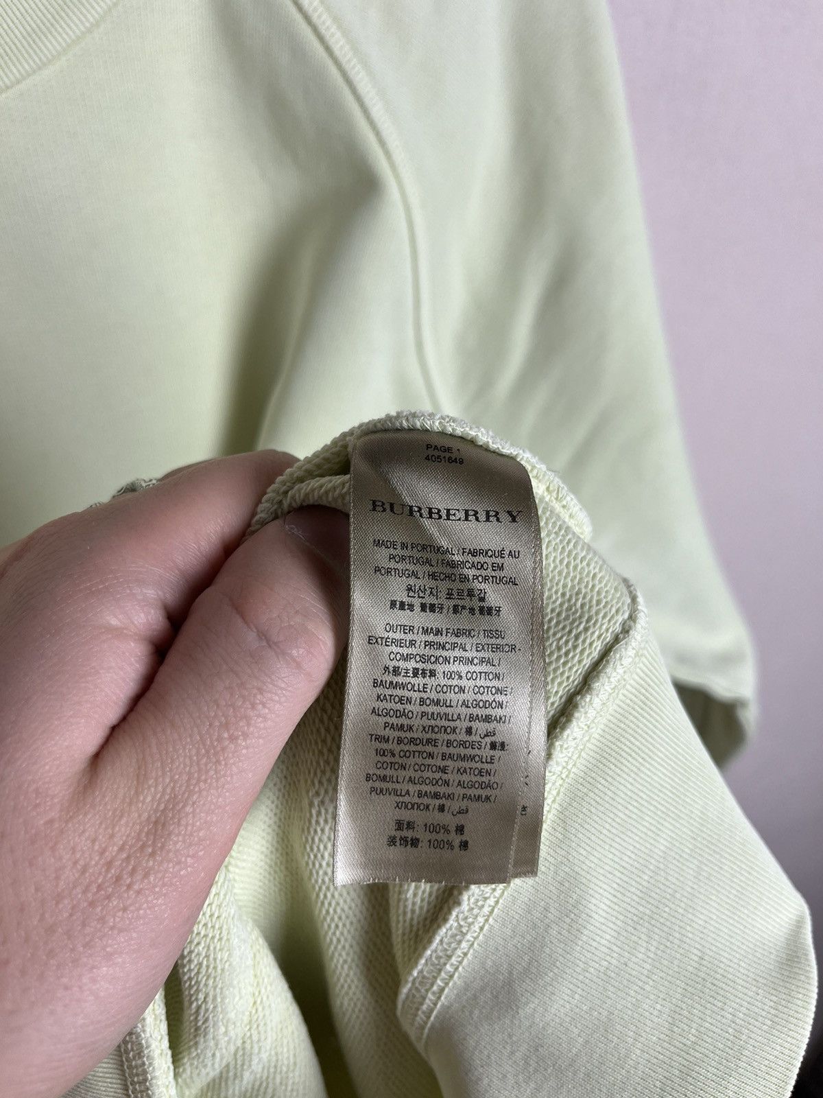 Burberry Vintage Burberry London England Sweatshirt Front Pocket M Size US M / EU 48-50 / 2 - 16 Thumbnail