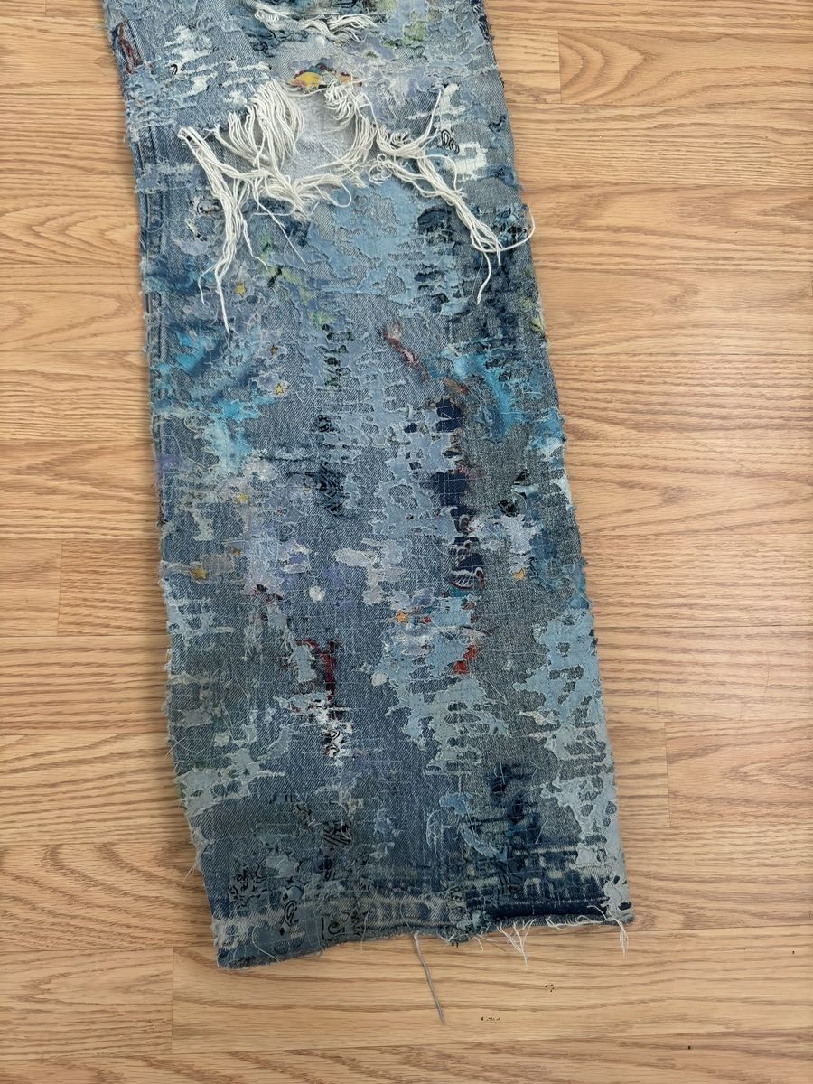 Ends Repair Ends Repair Boro Denim Size US 33 - 2 Thumbnail