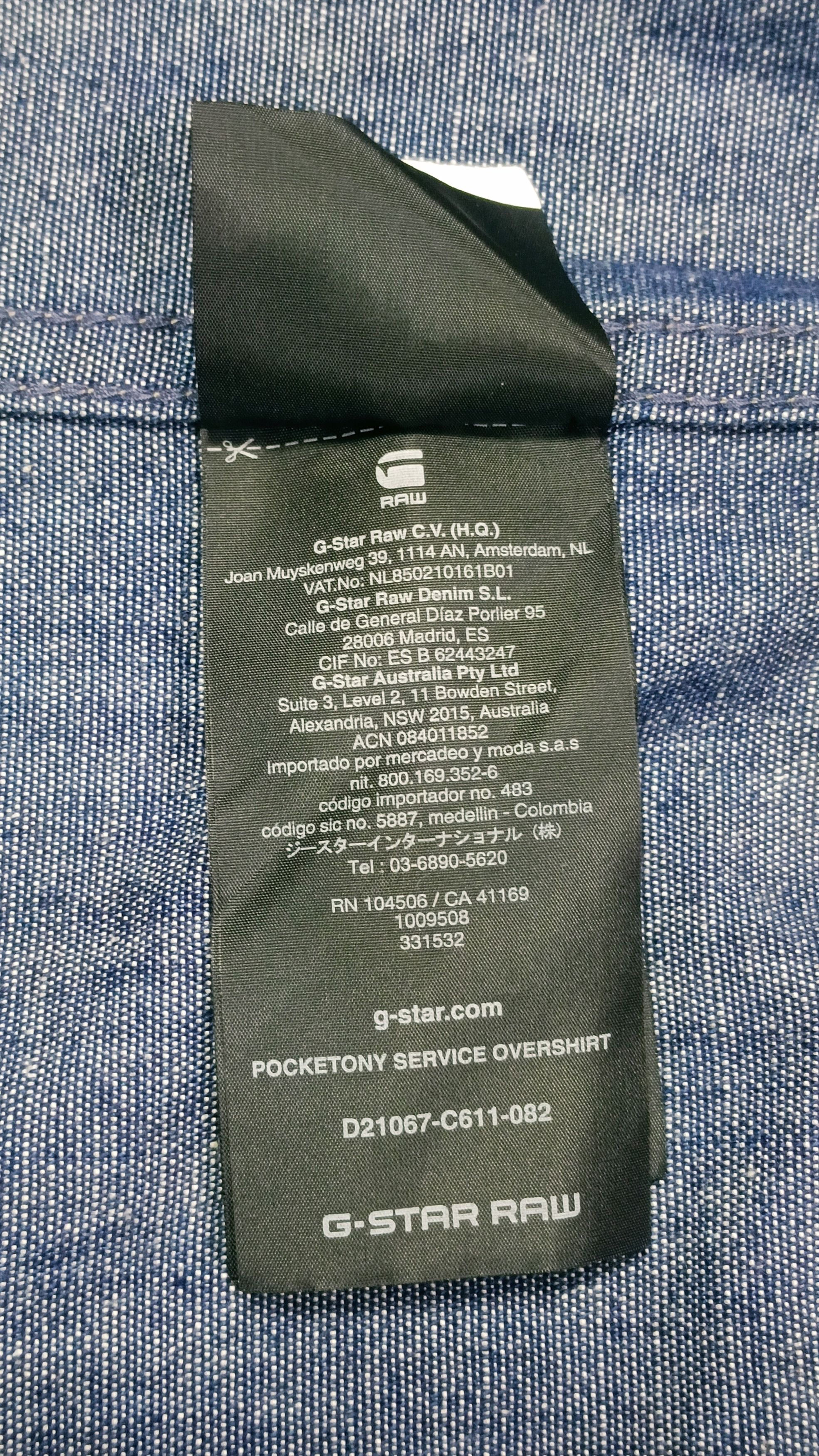 G-Star G Star Raw Pocketony Service Overshirt Size US M / EU 48-50 / 2 - 16 Thumbnail