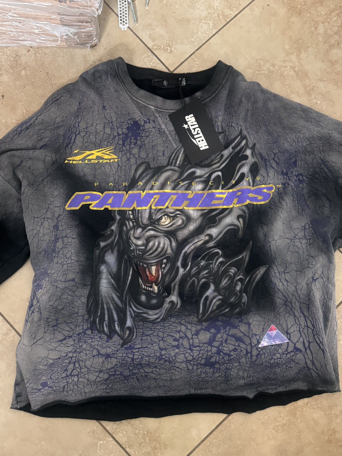 HELLSTAR Hell star Paradise City Panthers Crewneck XL Size US XL / EU 56 / 4 - 1 Thumbnail