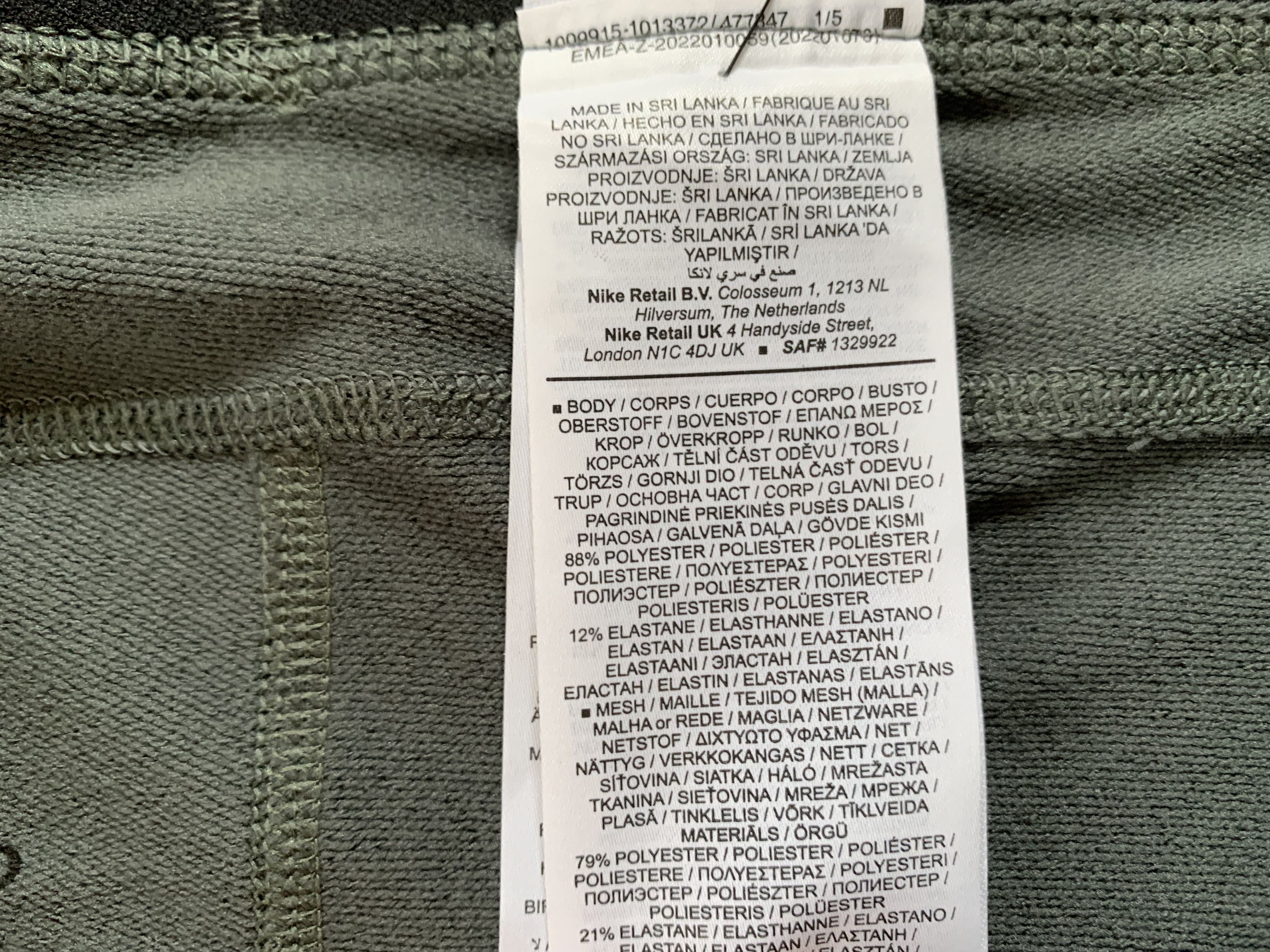 Nike Nike Pro Dri-FIT Pocket Tights Leggins Size US 44 / EU 60 - 7 Thumbnail