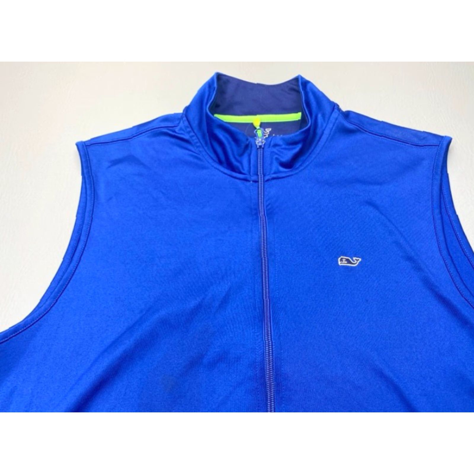 Vineyard Vines Vineyard Vines Performance Vest Mens Large Sleeveless Zip Pockets Outdoors Blue Size US L / EU 52-54 / 3 - 5 Thumbnail