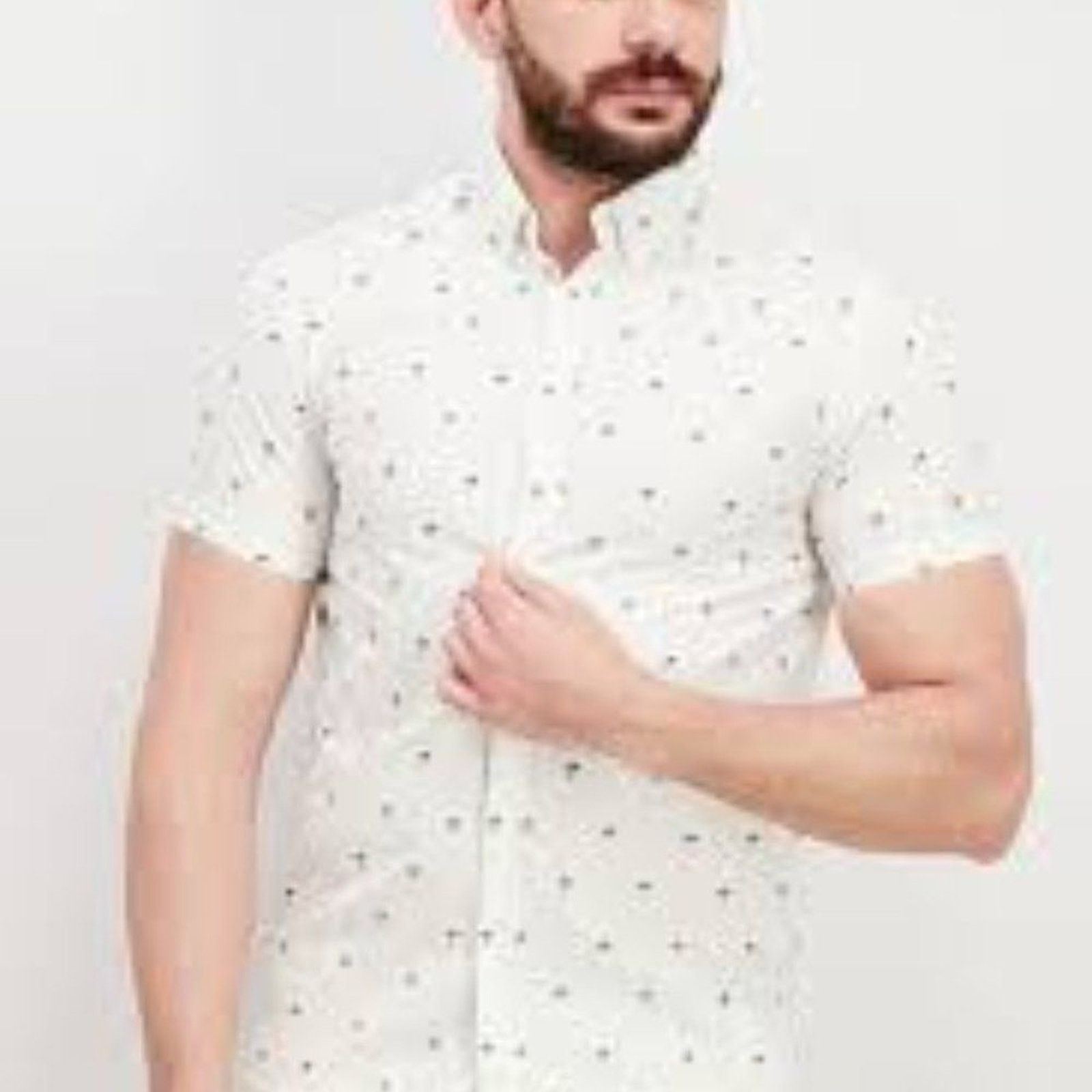 Denim & Flower Denim & Flower Ricky Singh Men's Slim Fit Button-Up Shirt Size US L / EU 52-54 / 3 - 6 Thumbnail